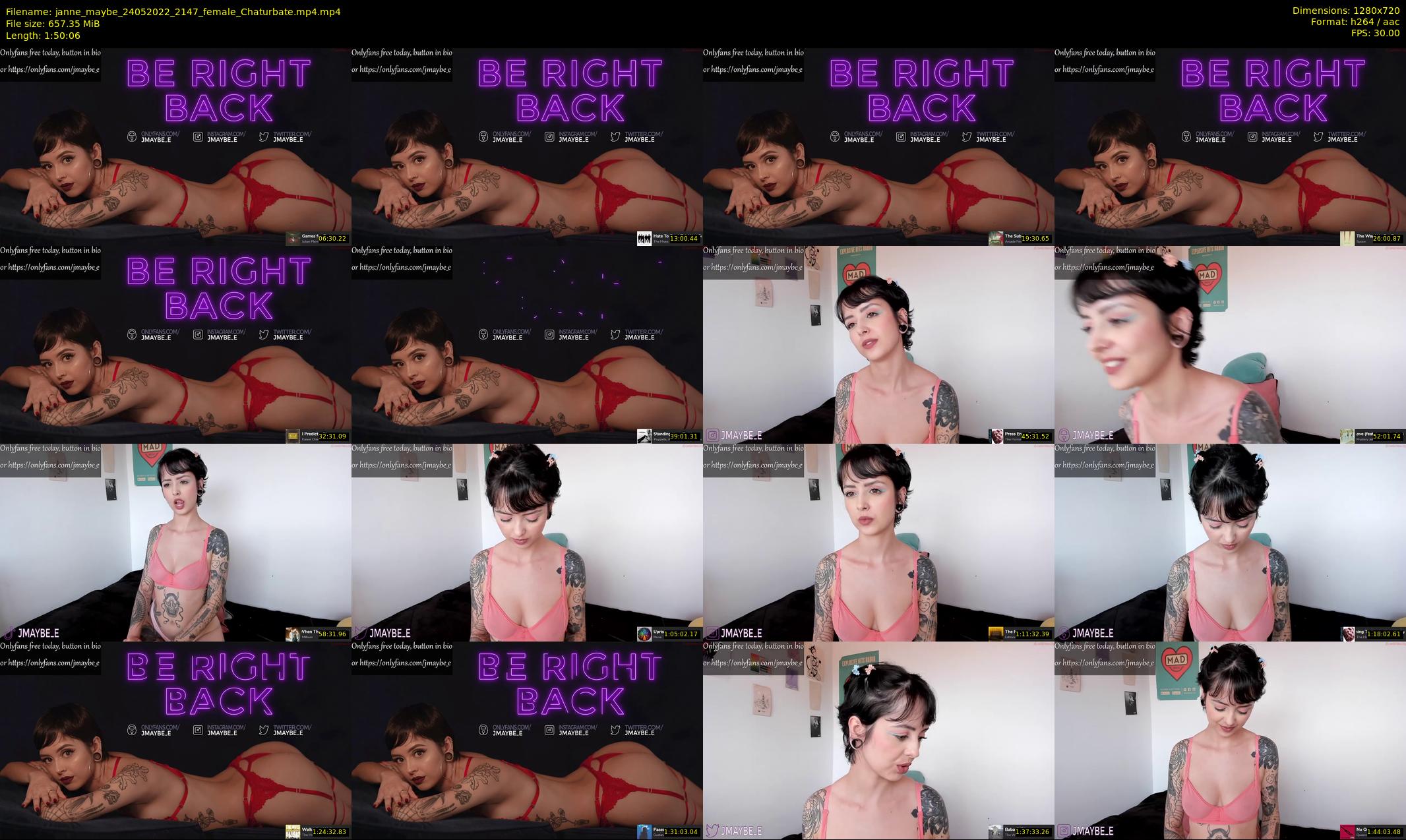 janne_maybe — 111 minute Chaturbate female cam show recording, 720p, May 24, 2022