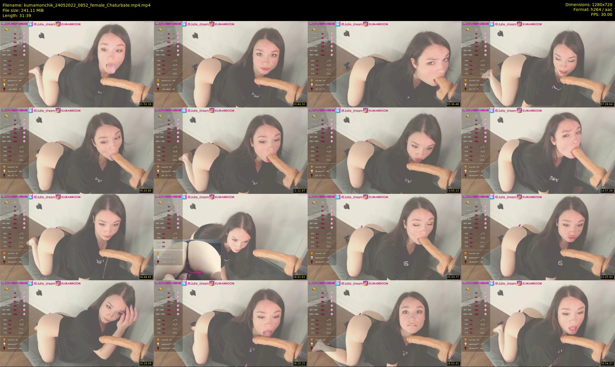 kumamonchik — 32 minute Chaturbate couple cam show recording, 720p, May 24, 2022