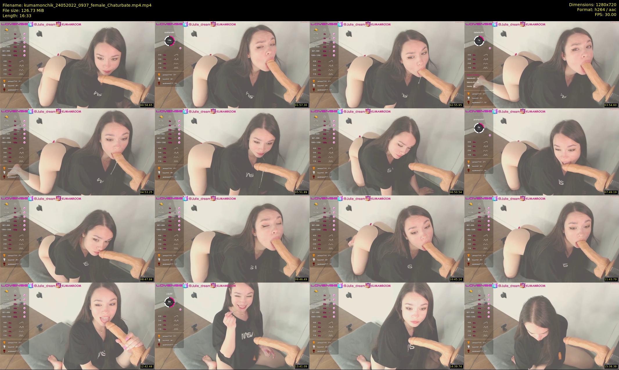 kumamonchik — 17 minute Chaturbate couple cam show recording, 720p, May 24, 2022