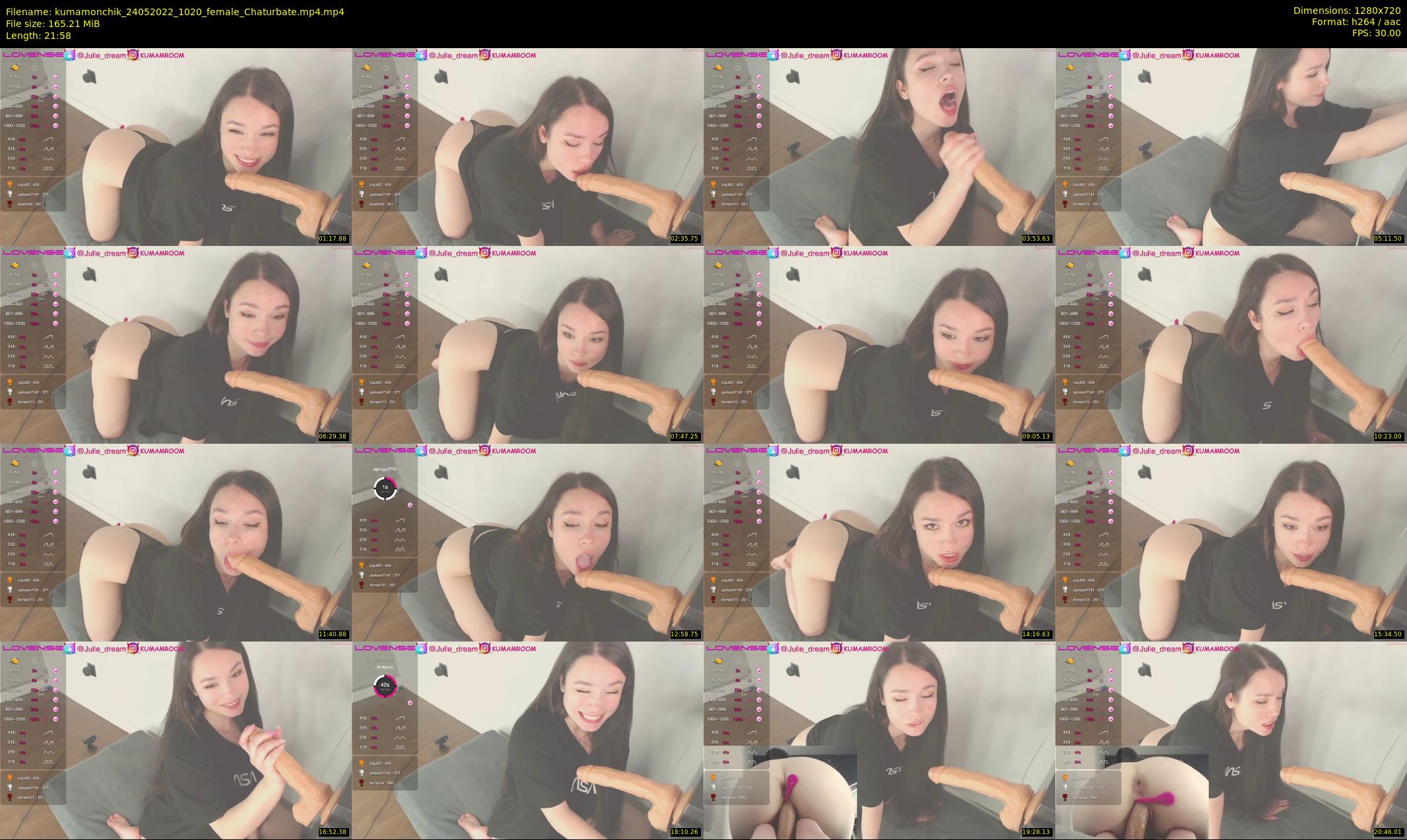 kumamonchik — 22 minute Chaturbate couple cam show recording, 720p, May 24, 2022
