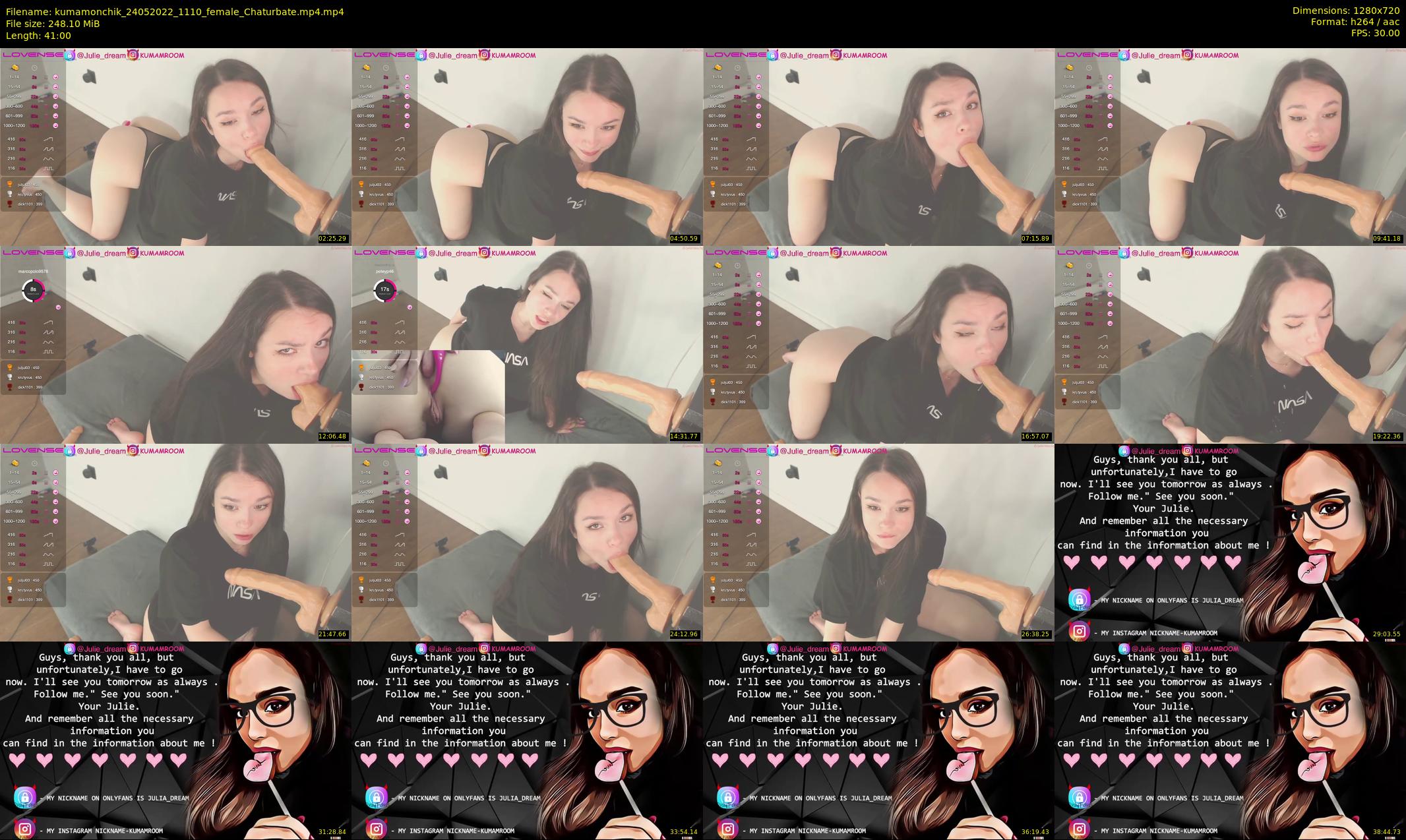 kumamonchik — 41 minute Chaturbate couple cam show recording, 720p, May 24, 2022