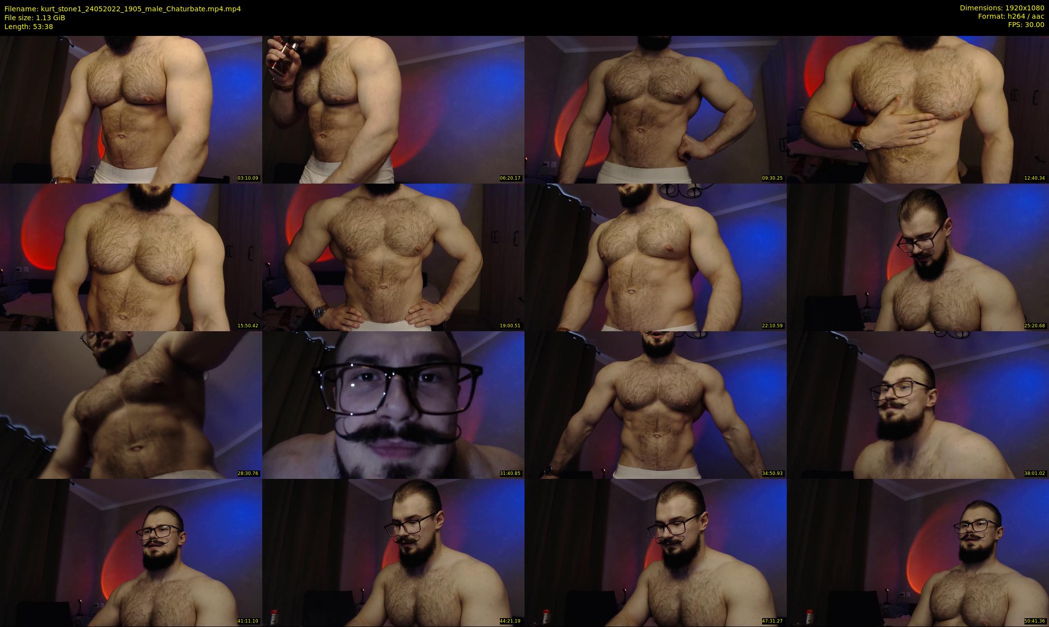 kurt_stone1 — 54 minute Chaturbate male cam show recording, 1080p, May 24, 2022
