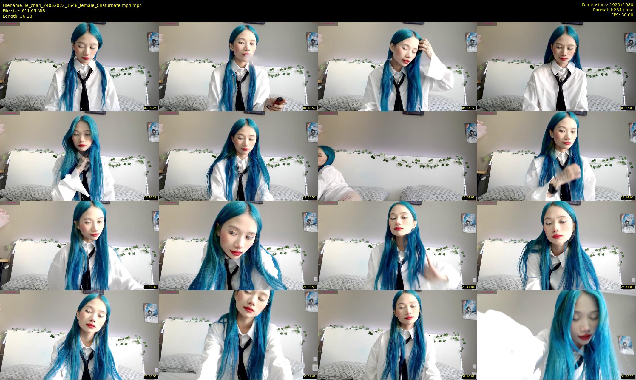 le_chan — 37 minute Chaturbate female cam show recording, 1080p, May 24, 2022