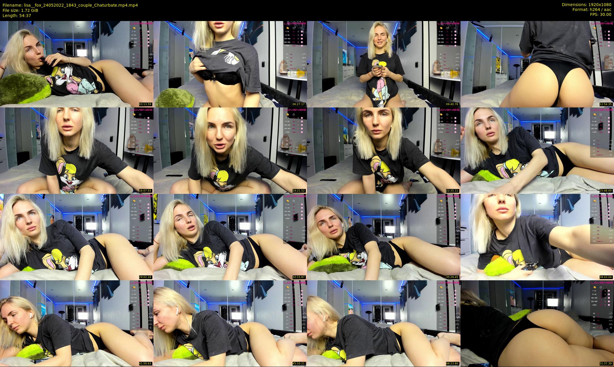lisa__fox — 55 minute Chaturbate female cam show recording, 1080p, May 24, 2022