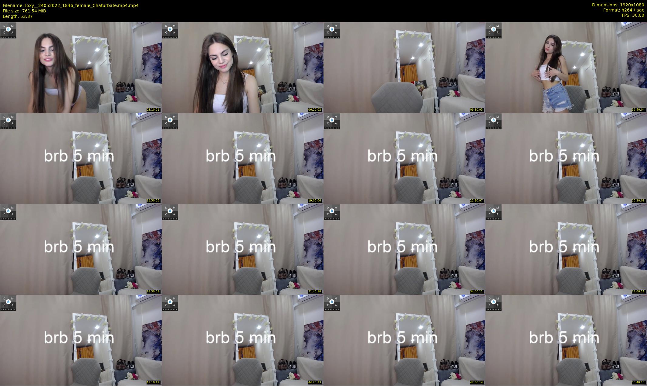 loxy_ — 54 minute Chaturbate female cam show recording, 1080p, May 24, 2022