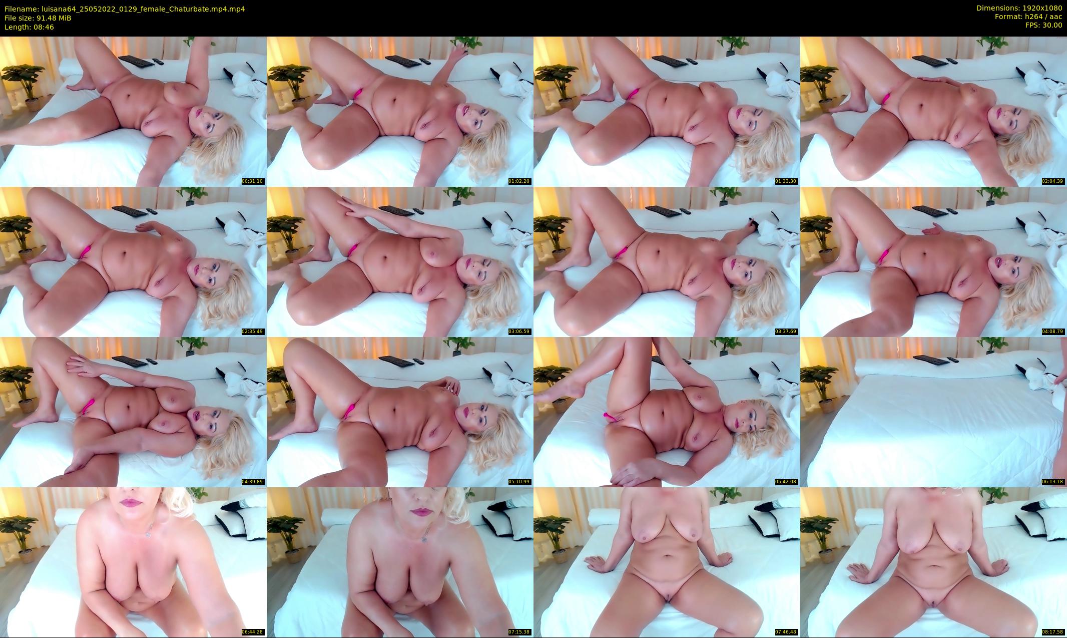 luisana64 — 9 minute Chaturbate female cam show recording, 1080p, May 25, 2022
