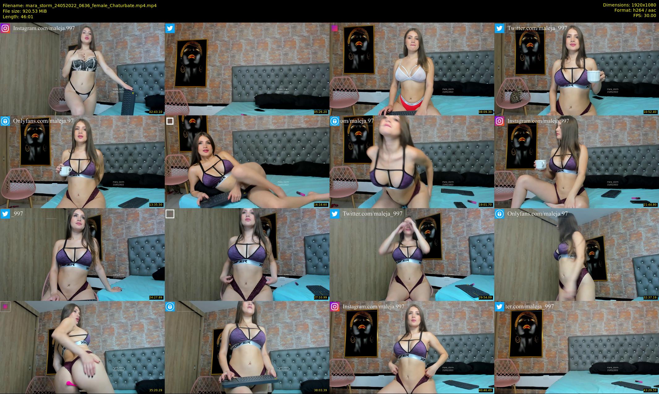 mara_storm — 47 minute Chaturbate female cam show recording, 1080p, May 24, 2022