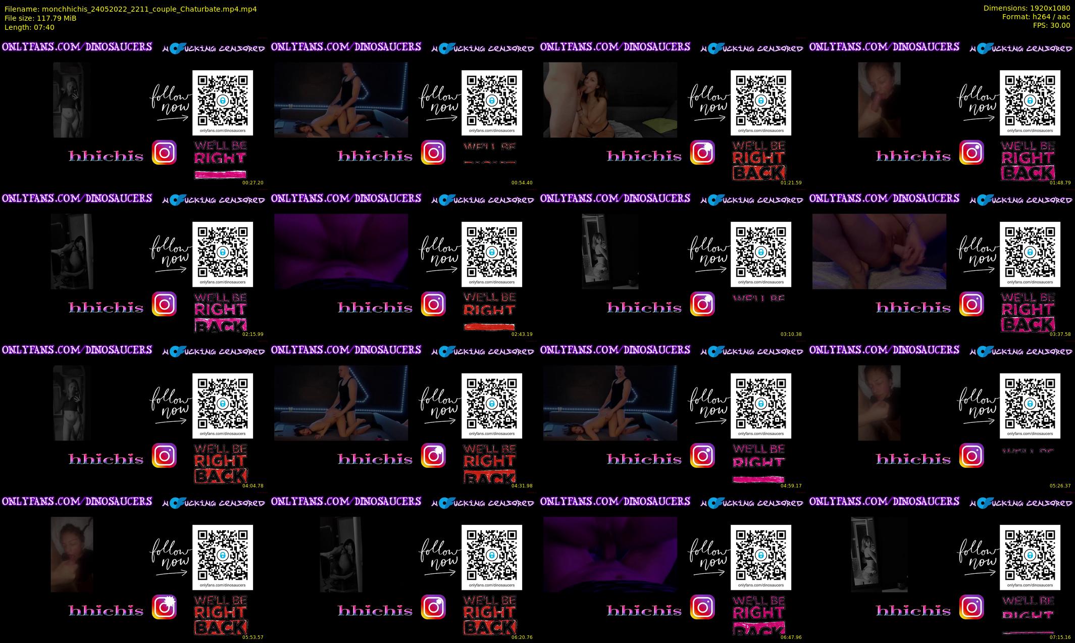 monchhichis — 8 minute Chaturbate couple cam show recording, 1080p, May 24, 2022