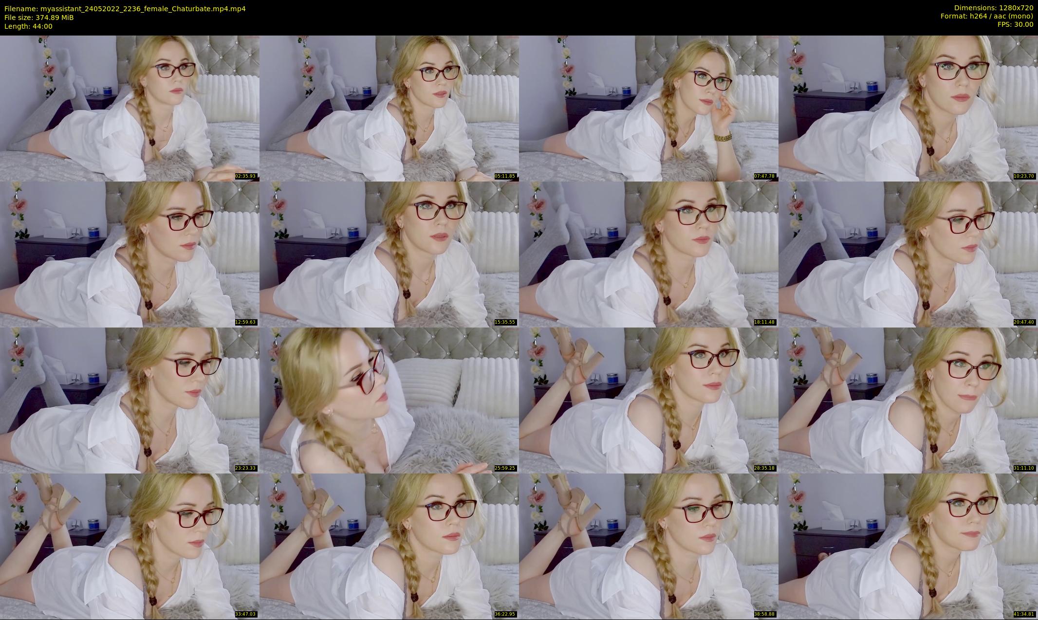 myassistant — 44 minute Chaturbate female cam show recording, 720p, May 24, 2022