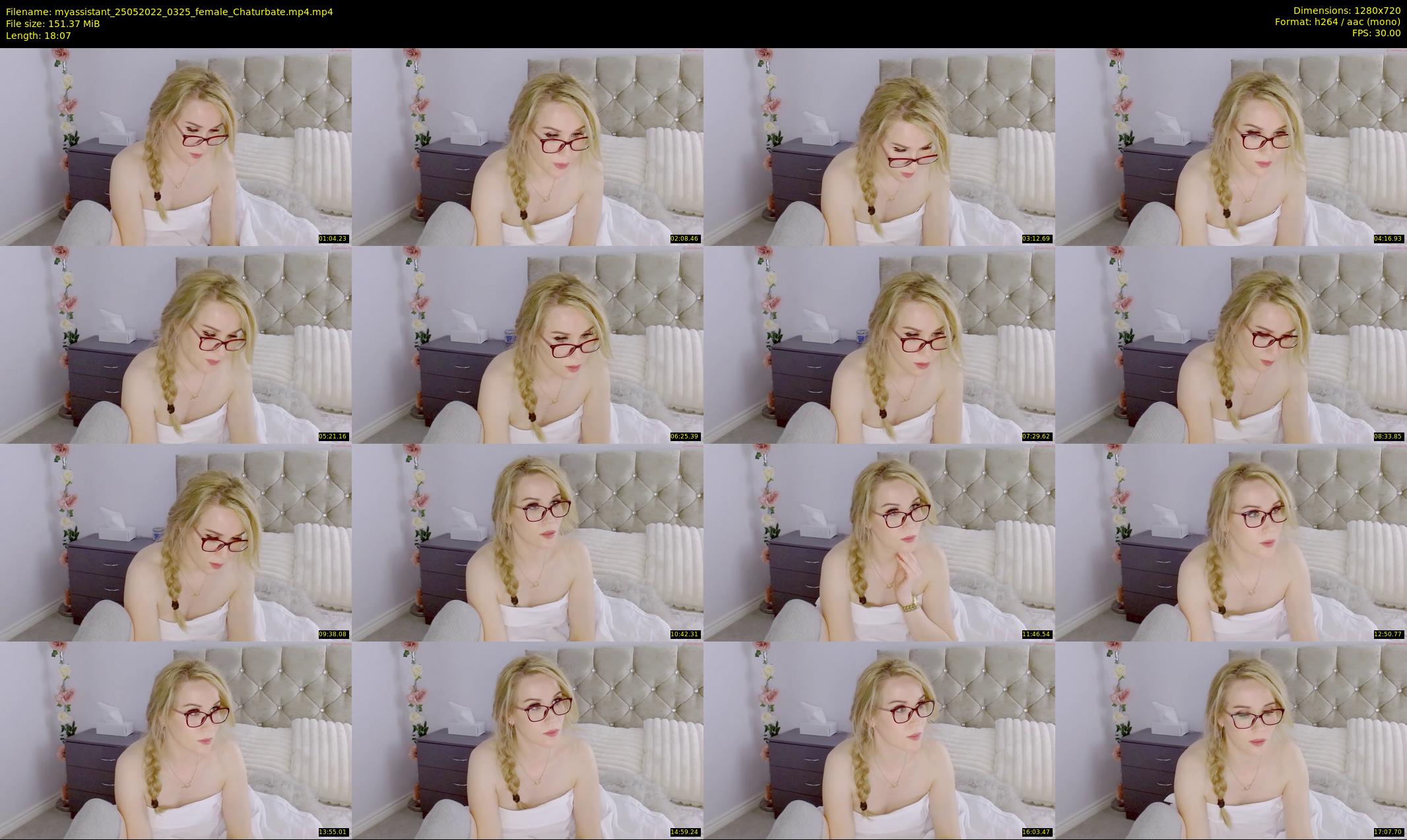 myassistant — 19 minute Chaturbate female cam show recording, 720p, May 25, 2022
