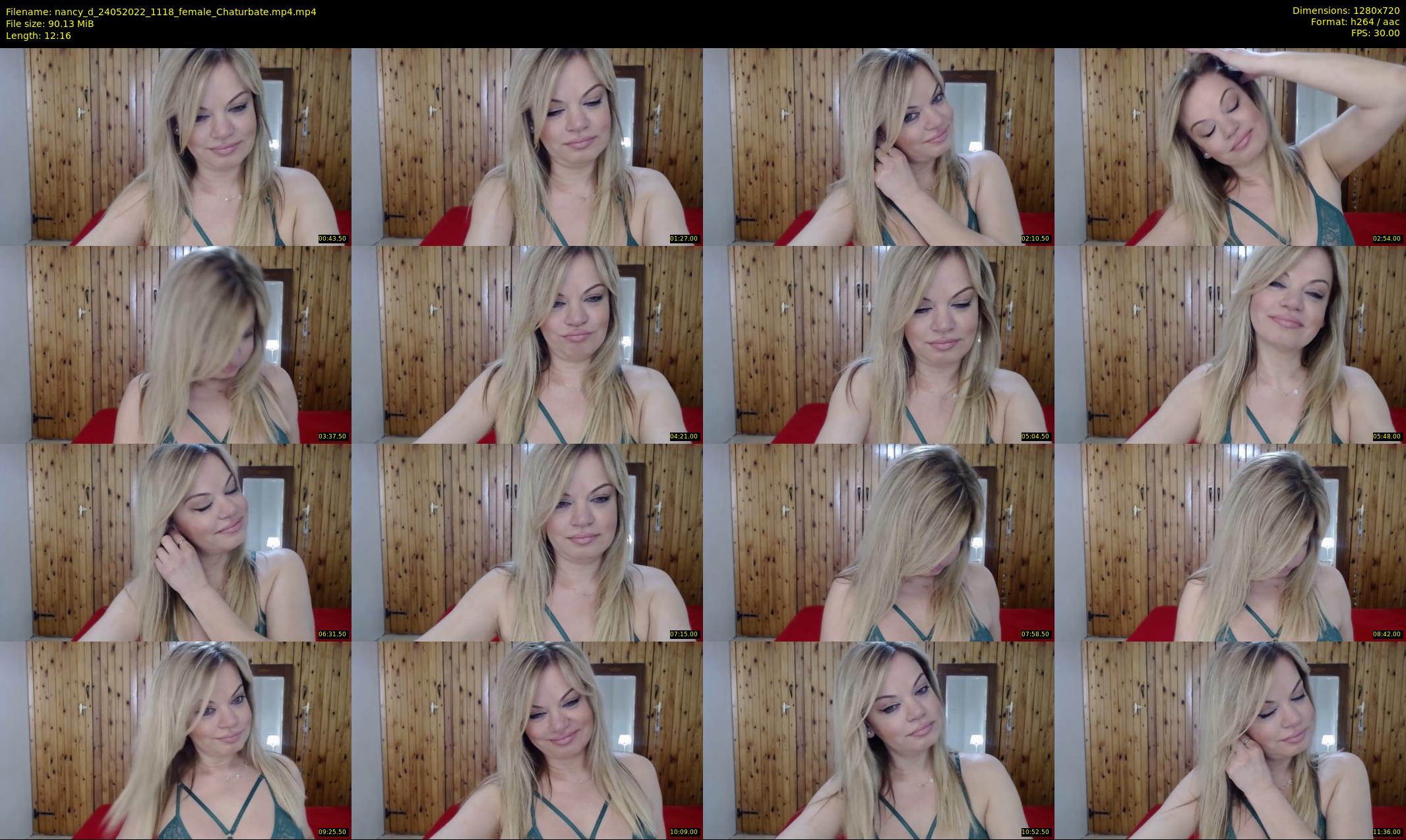 nancy_d — 13 minute Chaturbate female cam show recording, 720p, May 24, 2022