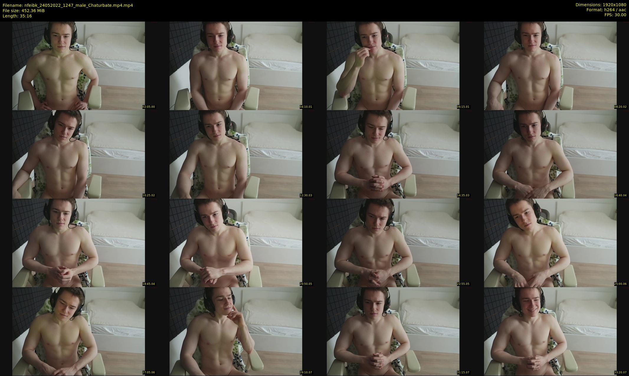 nfeibk — 36 minute Chaturbate male cam show recording, 1080p, May 24, 2022