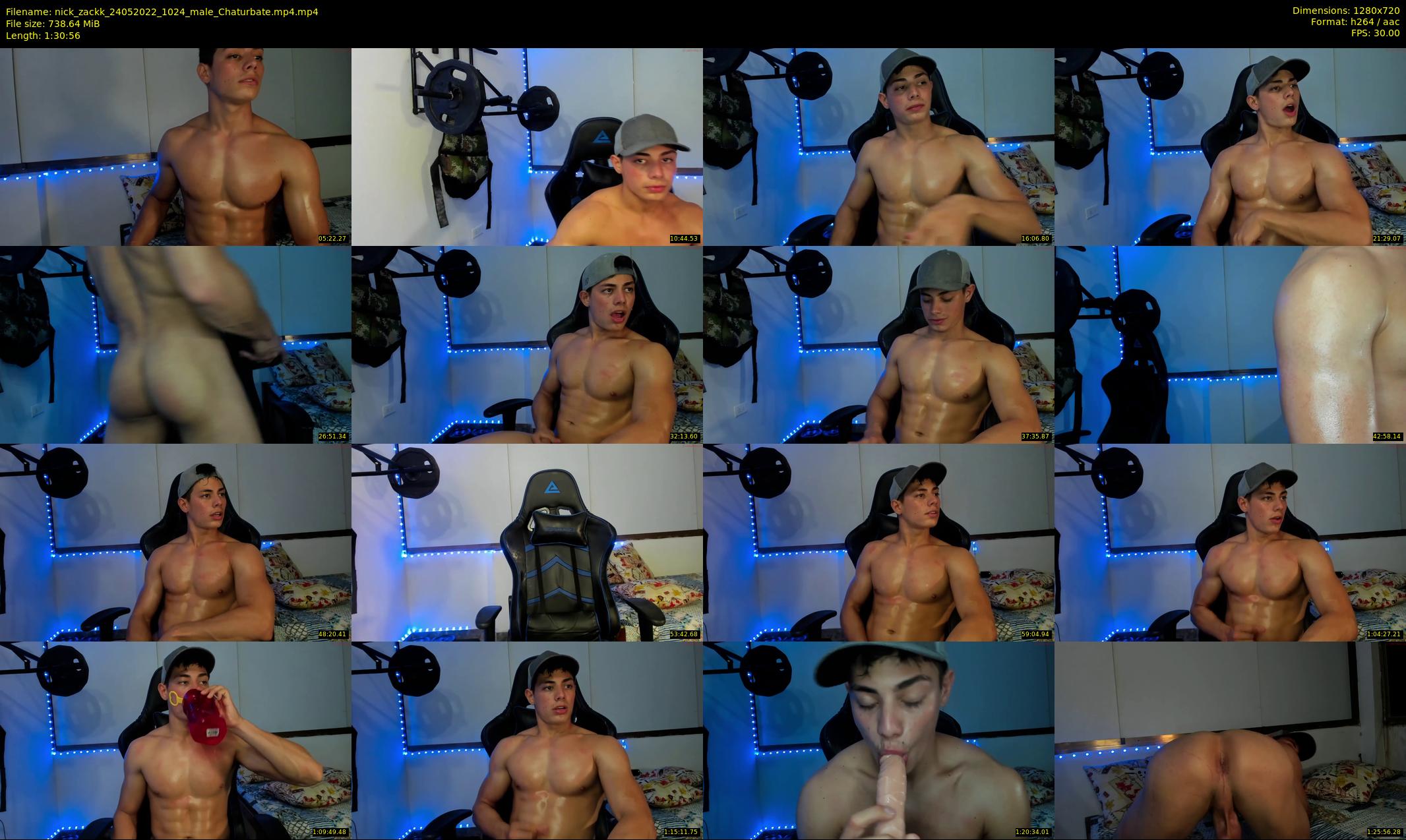 nick_zackk — 91 minute Chaturbate male cam show recording, 720p, May 24, 2022