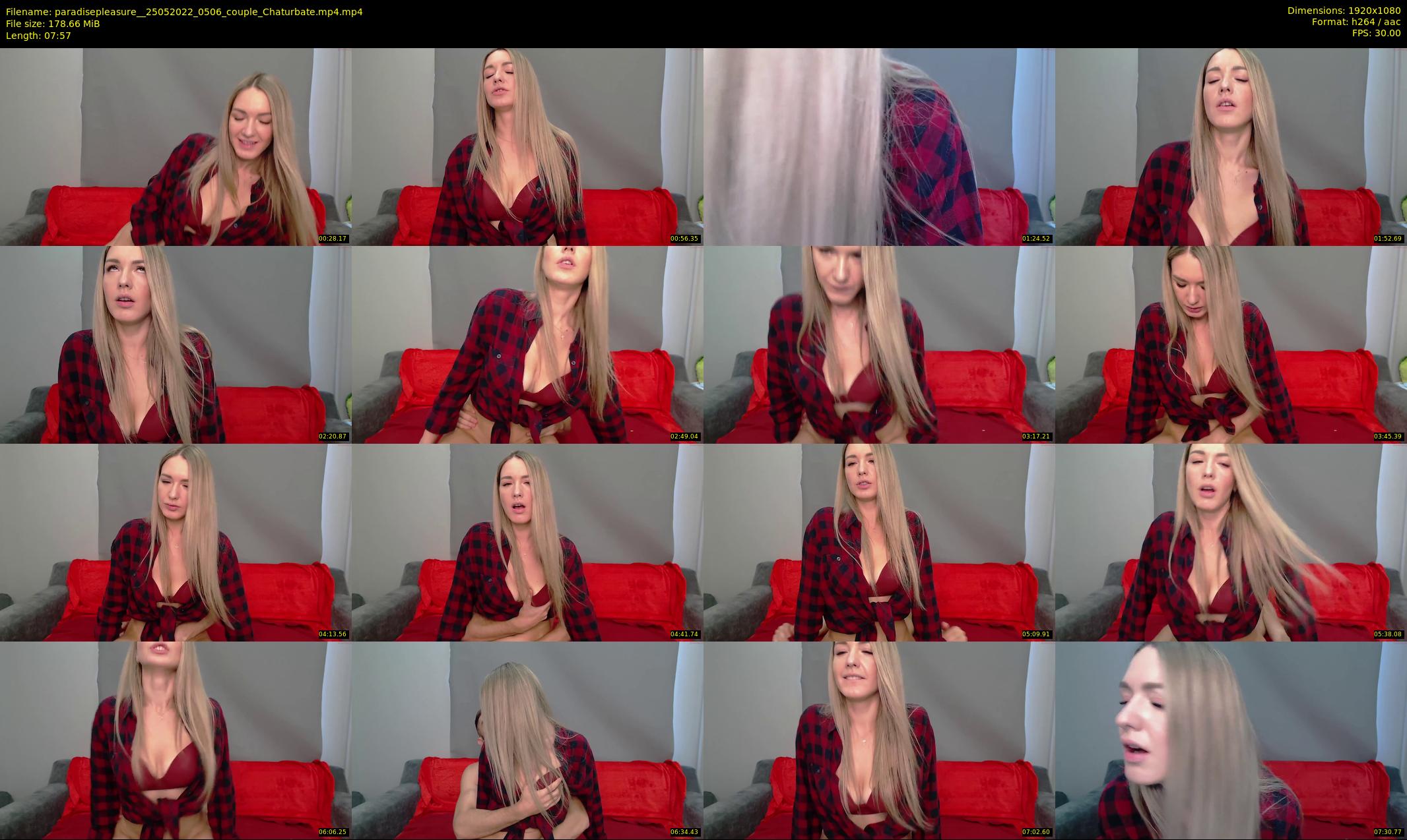 paradisepleasure_ — 8 minute Chaturbate couple cam show recording, 1080p, May 25, 2022