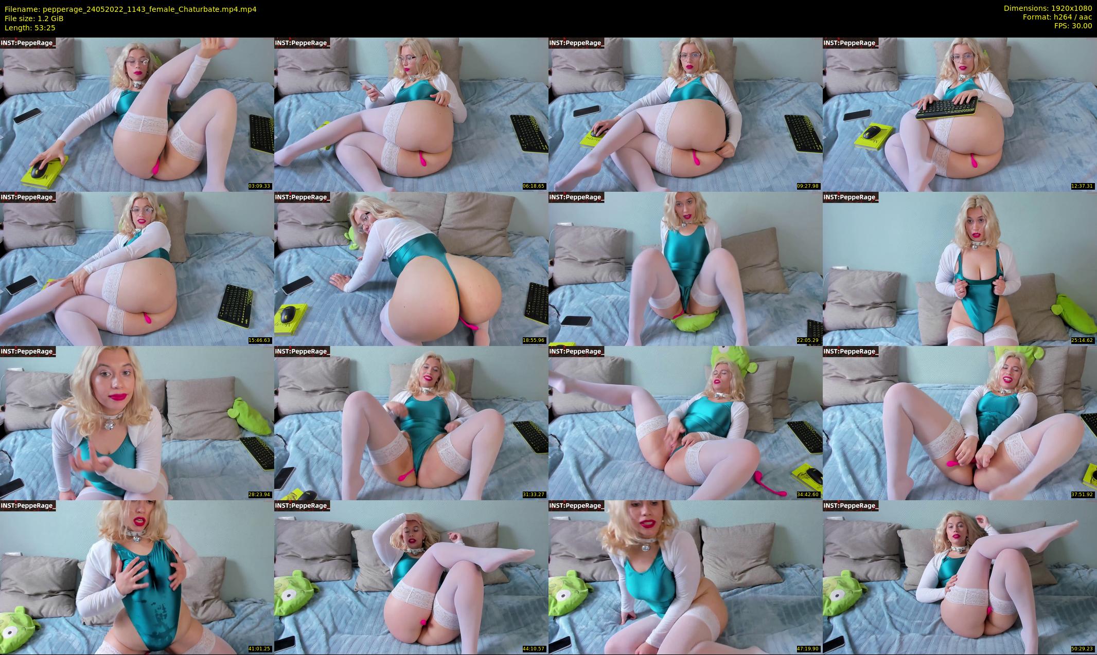 pepperage — 54 minute Chaturbate female cam show recording, 1080p, May 24, 2022