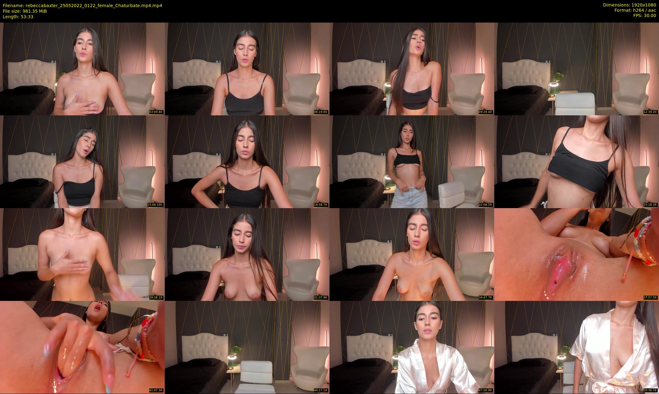 rebeccabaxter — 54 minute Chaturbate female cam show recording, 1080p, May 25, 2022
