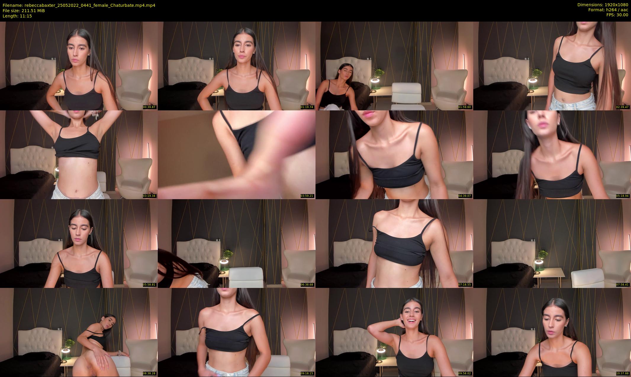 rebeccabaxter — 12 minute Chaturbate female cam show recording, 1080p, May 25, 2022