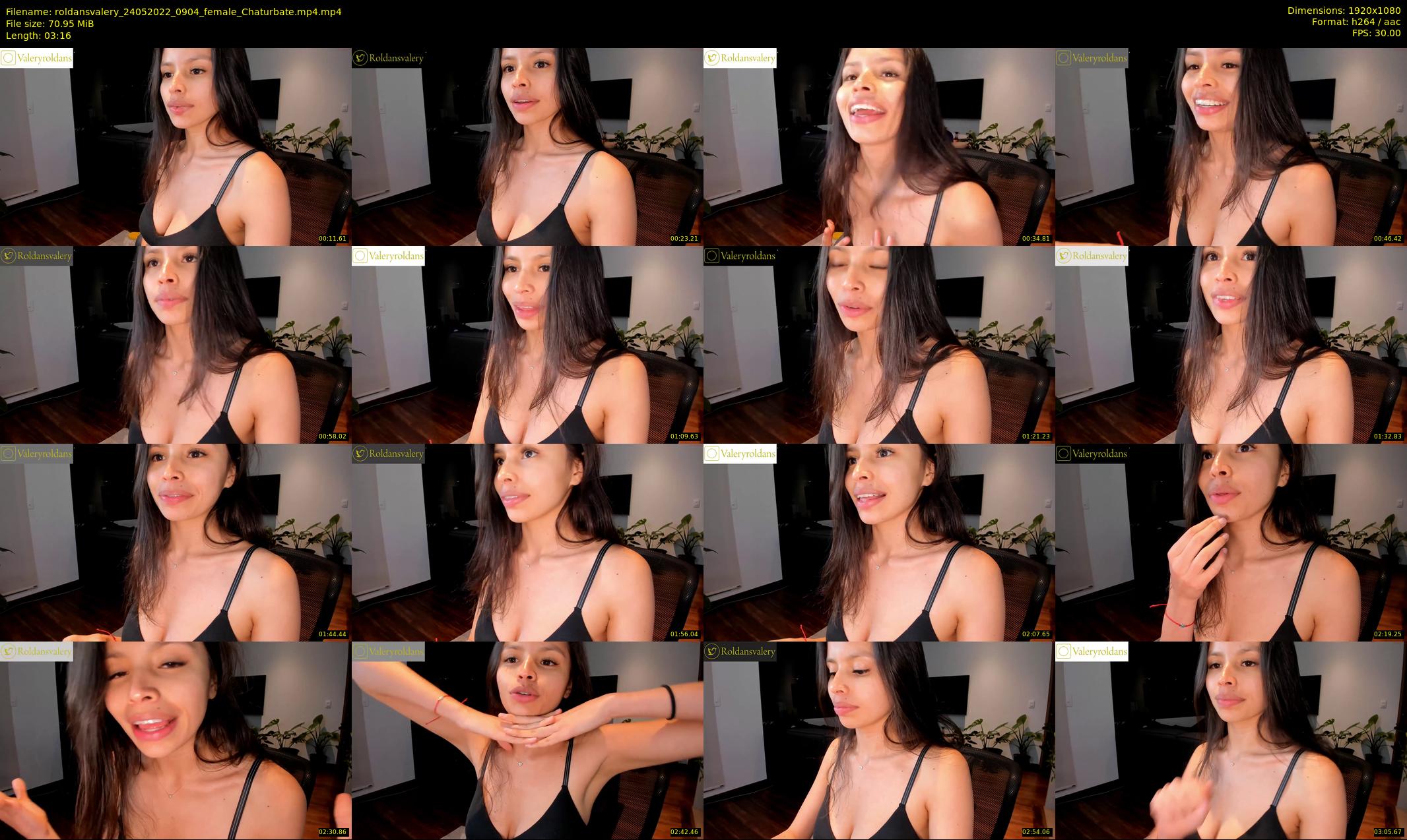 roldansvalery — 4 minute Chaturbate female cam show recording, 1080p, May 24, 2022
