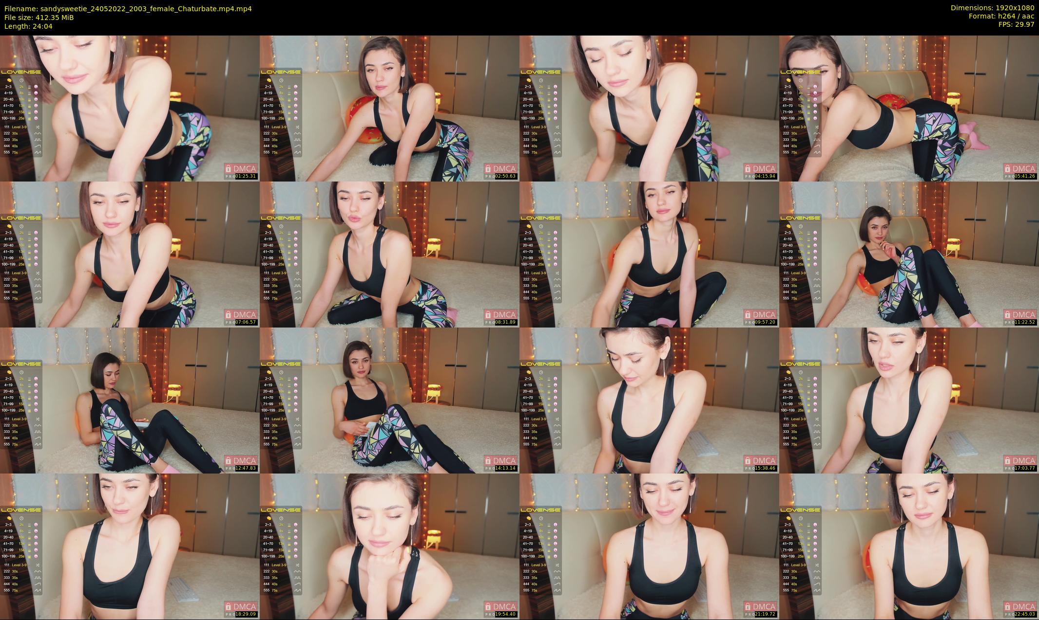 sandysweetie — 25 minute Chaturbate female cam show recording, 1080p, May 24, 2022