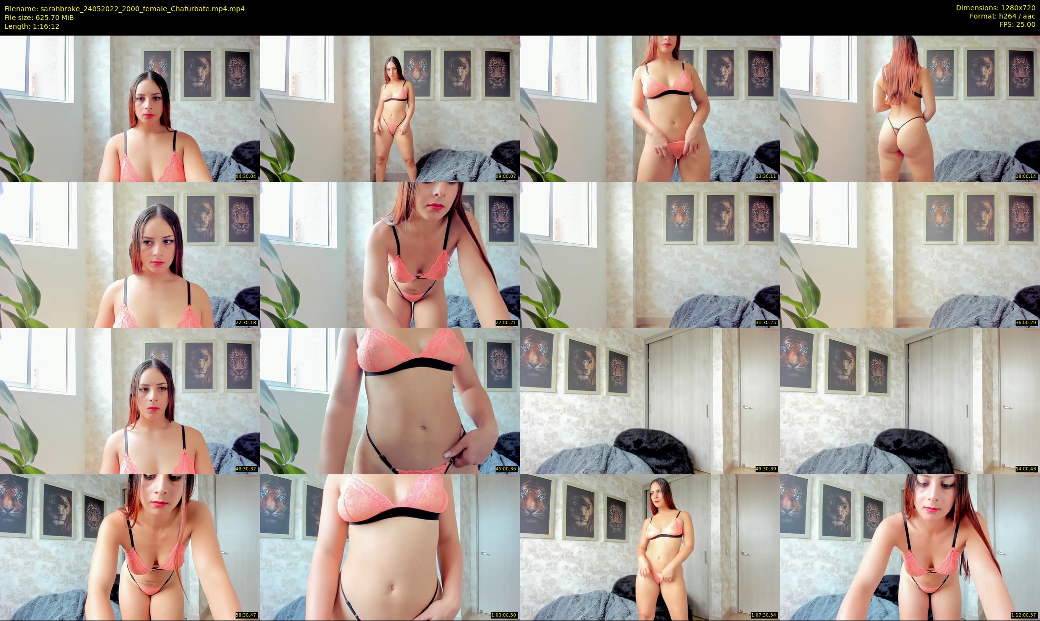 sarahbroke — 77 minute Chaturbate female cam show recording, 720p, May 24, 2022