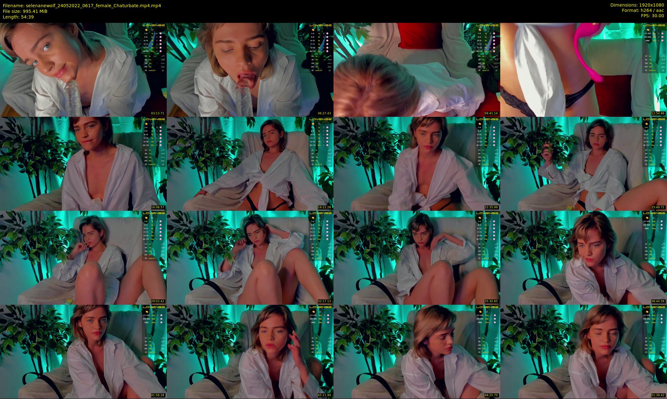 selenanewolf — 55 minute Chaturbate couple cam show recording, 1080p, May 24, 2022