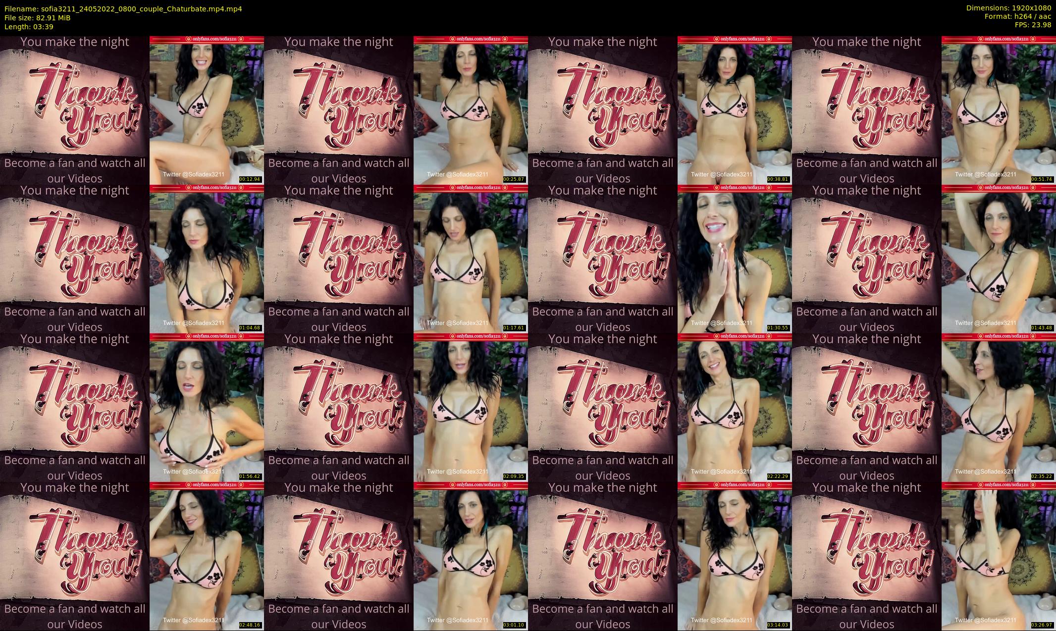 sofia3211 — 4 minute Chaturbate couple cam show recording, 1080p, May 24, 2022