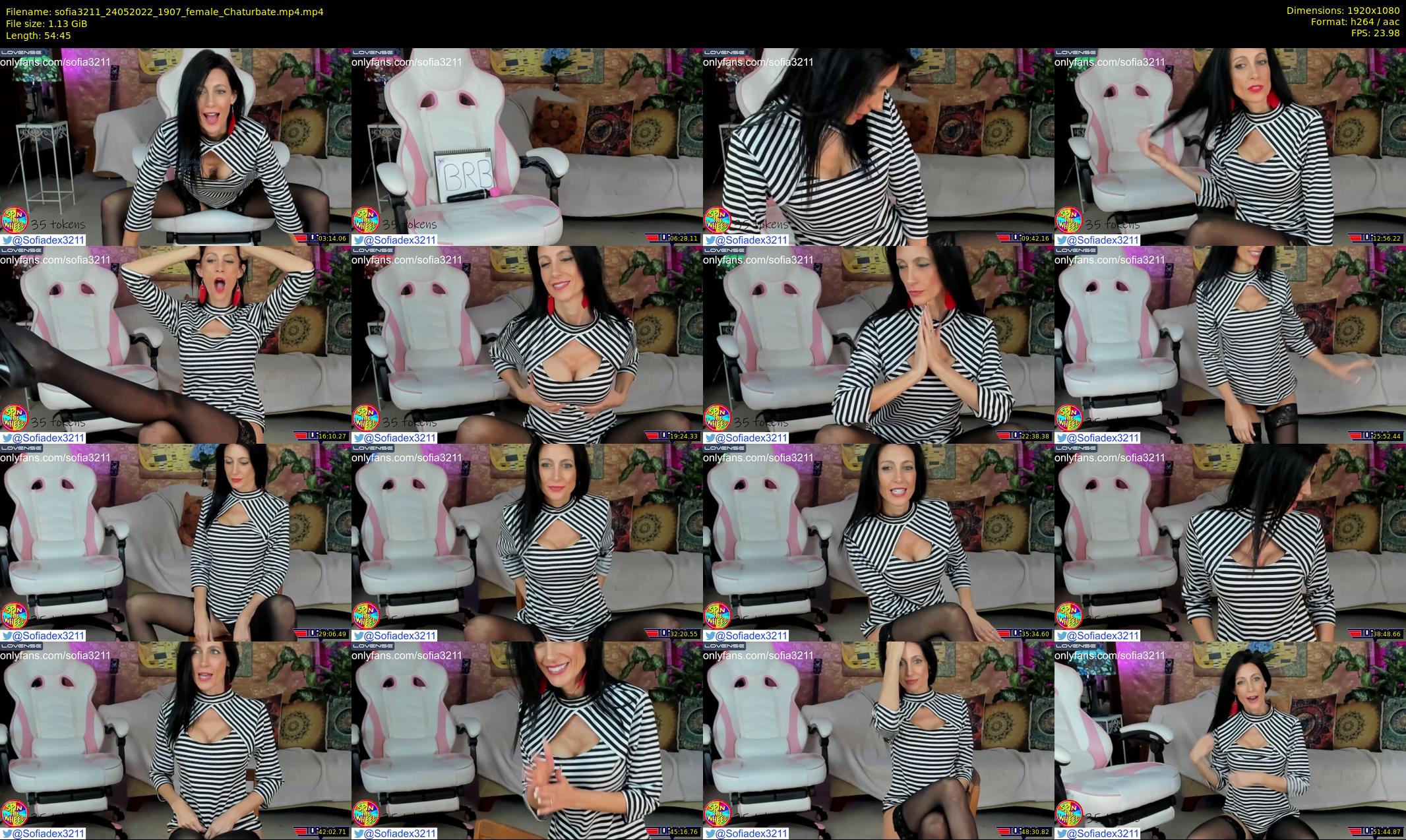 sofia3211 — 55 minute Chaturbate couple cam show recording, 1080p, May 24, 2022