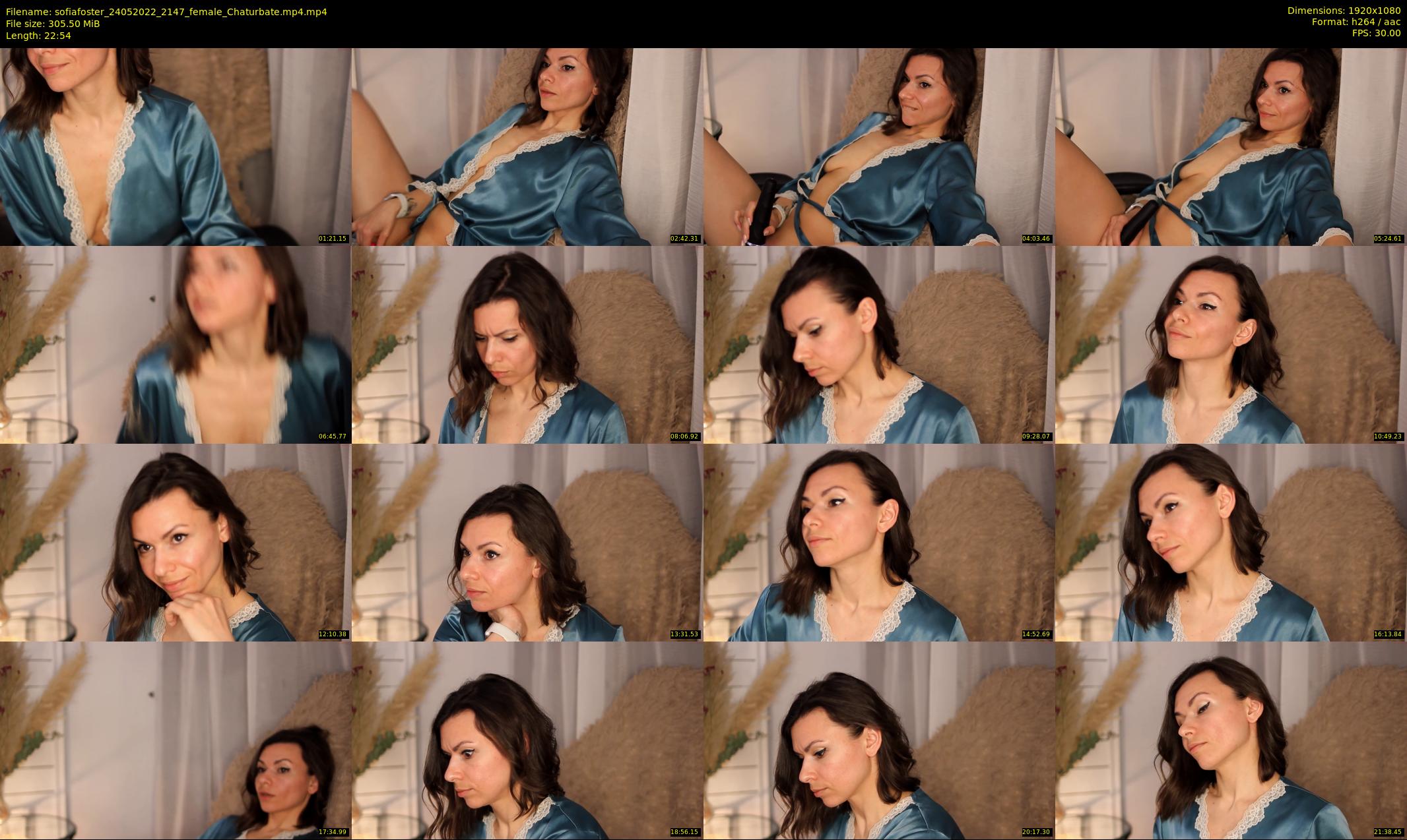 sofiafoster — 23 minute Chaturbate female cam show recording, 1080p, May 24, 2022