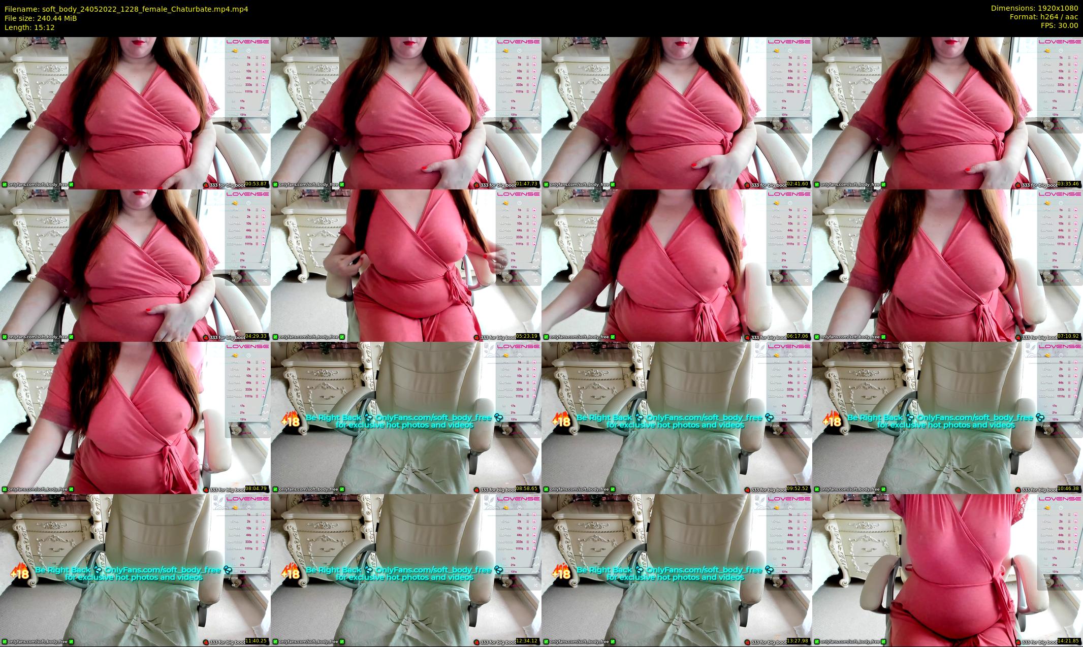 soft_body — 16 minute Chaturbate female cam show recording, 1080p, May 24, 2022