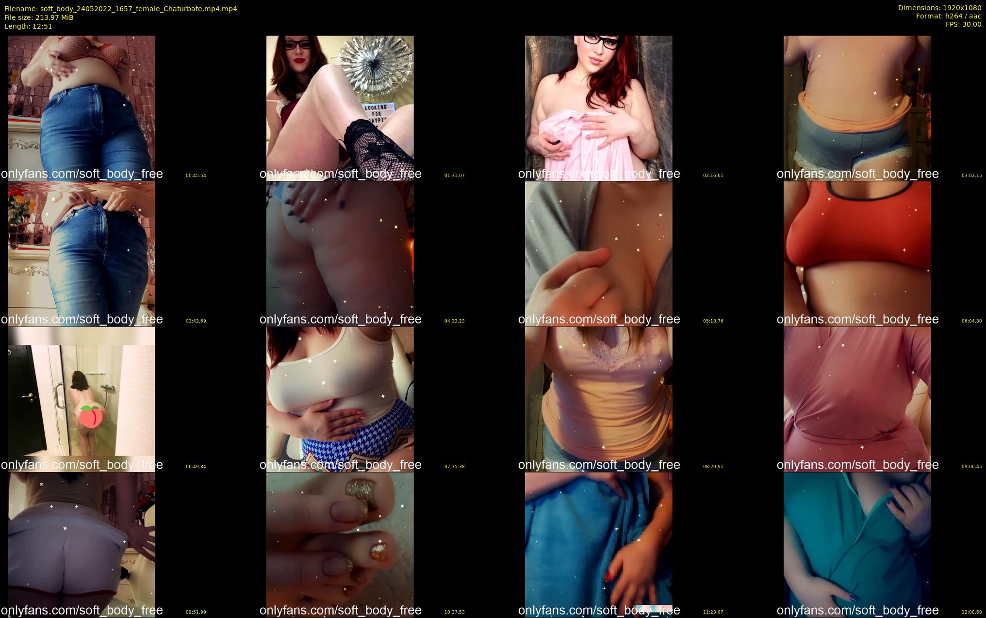 soft_body — 13 minute Chaturbate female cam show recording, 1080p, May 24, 2022