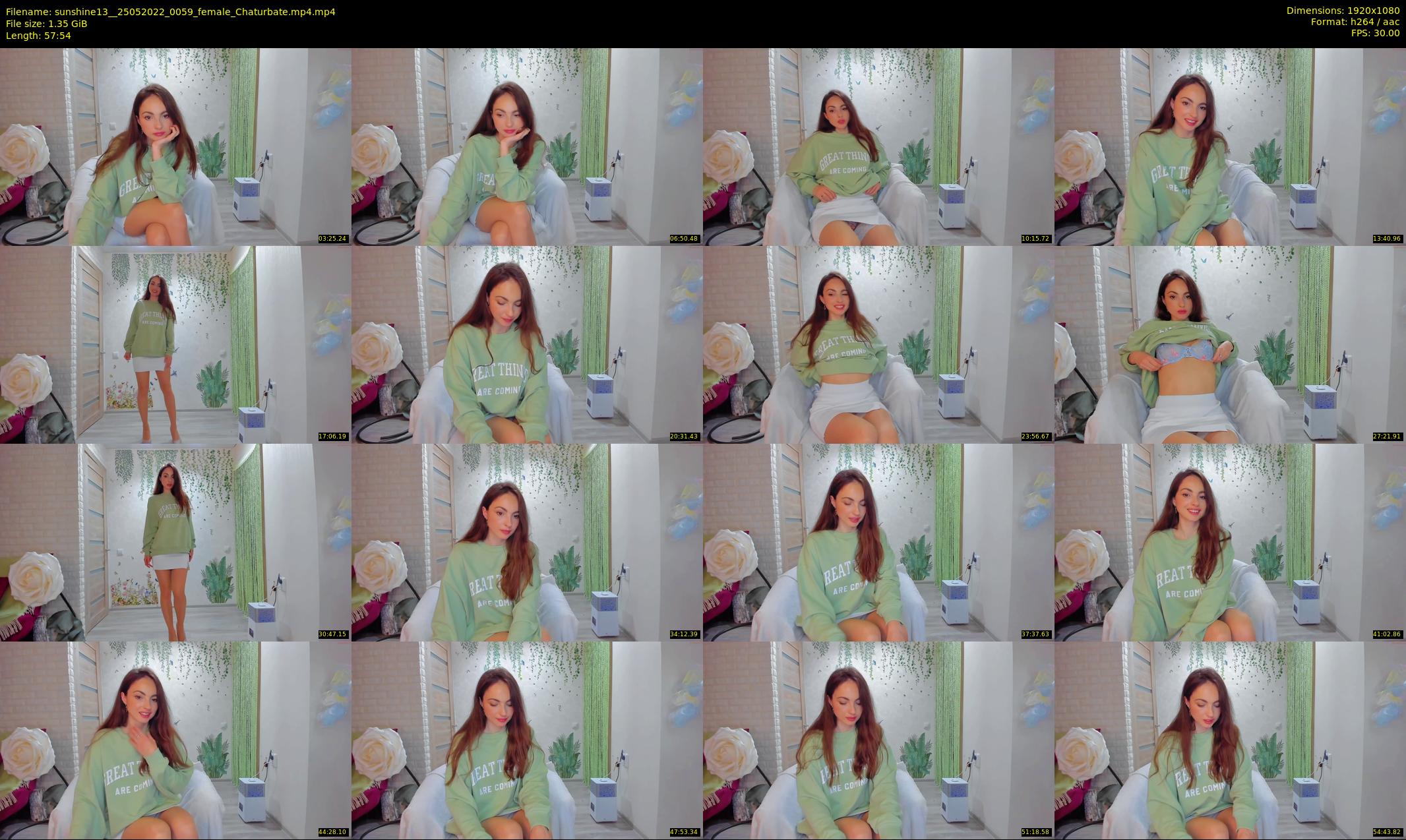sunshine13_ — 58 minute Chaturbate female cam show recording, 1080p, May 25, 2022