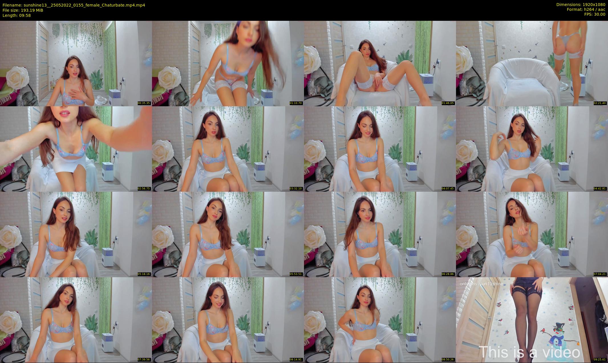 sunshine13_ — 10 minute Chaturbate female cam show recording, 1080p, May 25, 2022