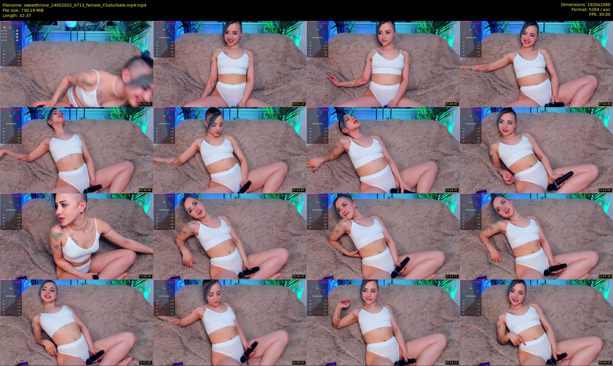 sweetthrone — 33 minute Chaturbate couple cam show recording, 1080p, May 24, 2022