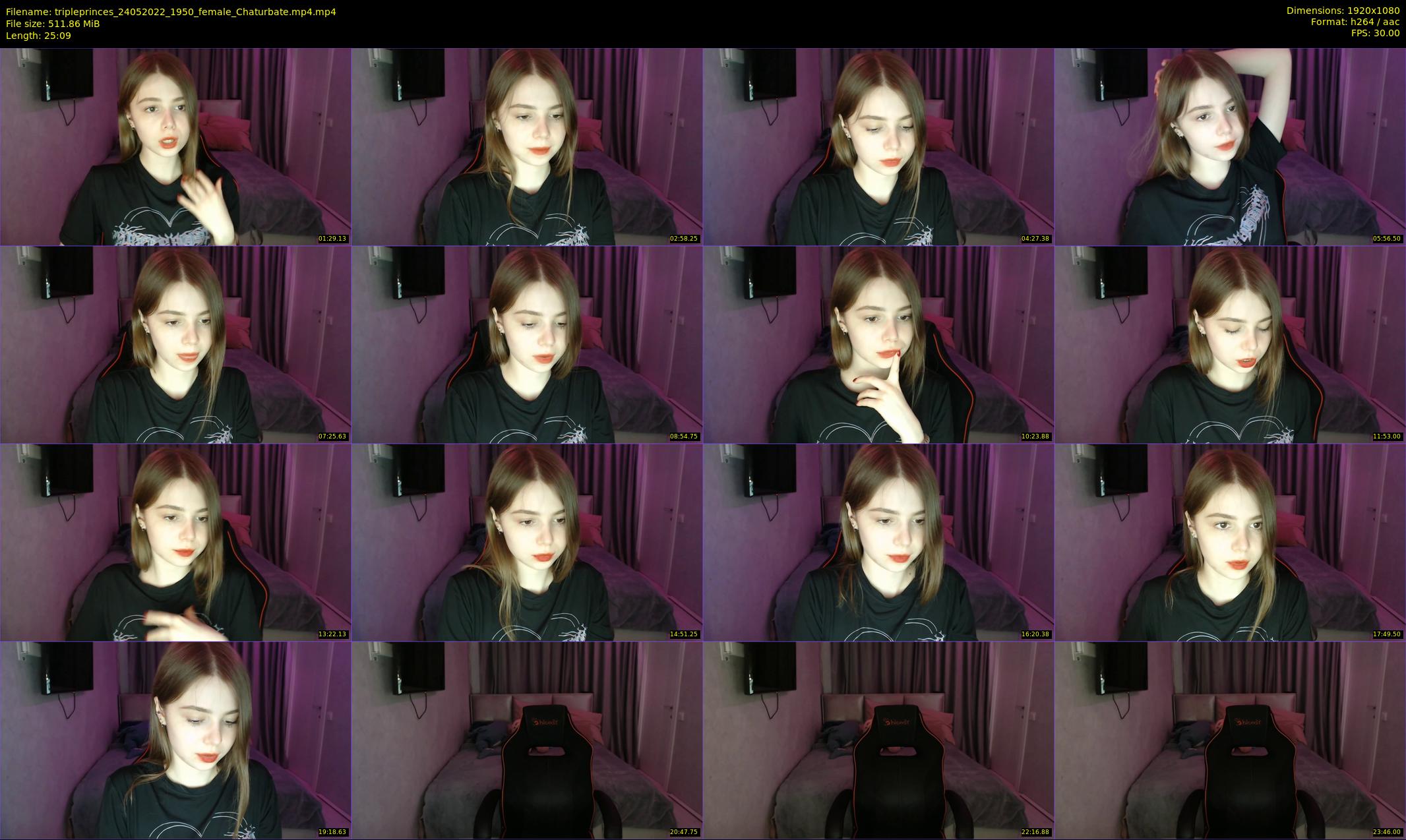 tripleprinces — 26 minute Chaturbate female cam show recording, 1080p, May 24, 2022
