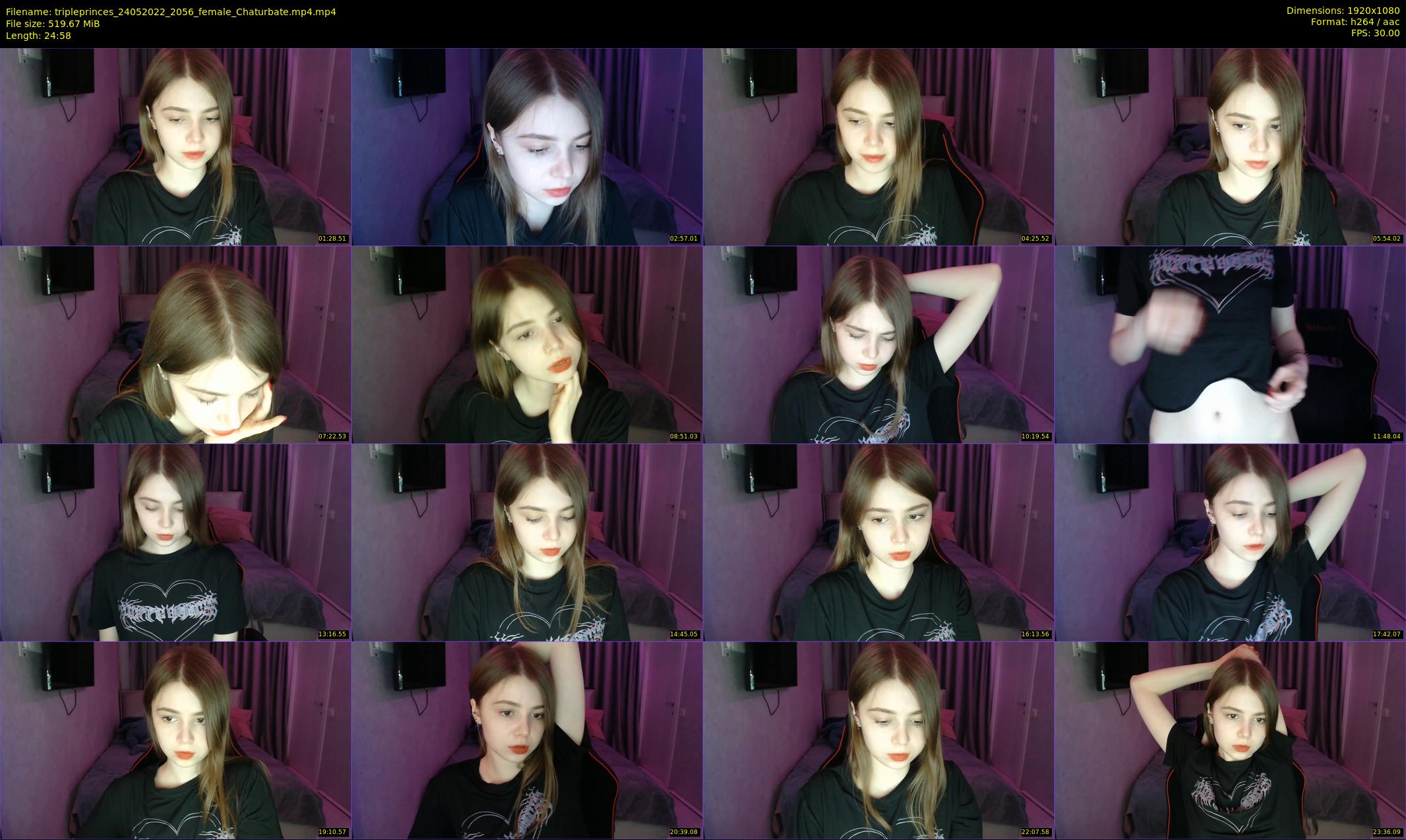 tripleprinces — 25 minute Chaturbate female cam show recording, 1080p, May 24, 2022
