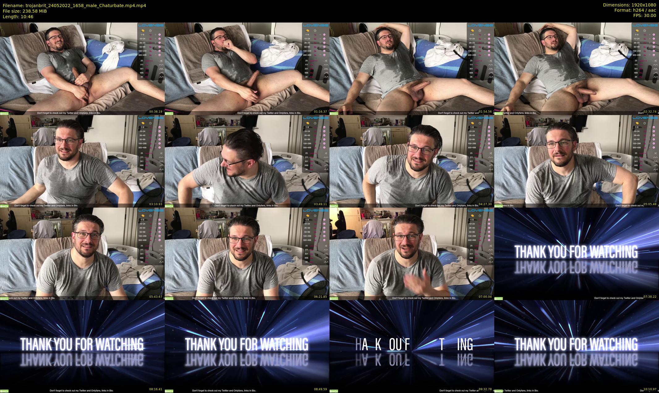 trojanbrit — 11 minute Chaturbate male cam show recording, 1080p, May 24, 2022