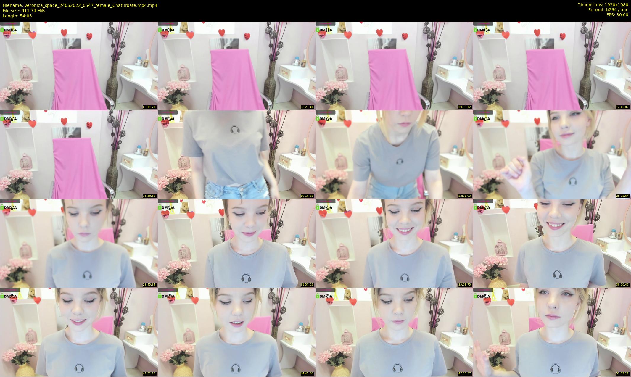 veronica_space — 55 minute Chaturbate female cam show recording, 1080p, May 24, 2022