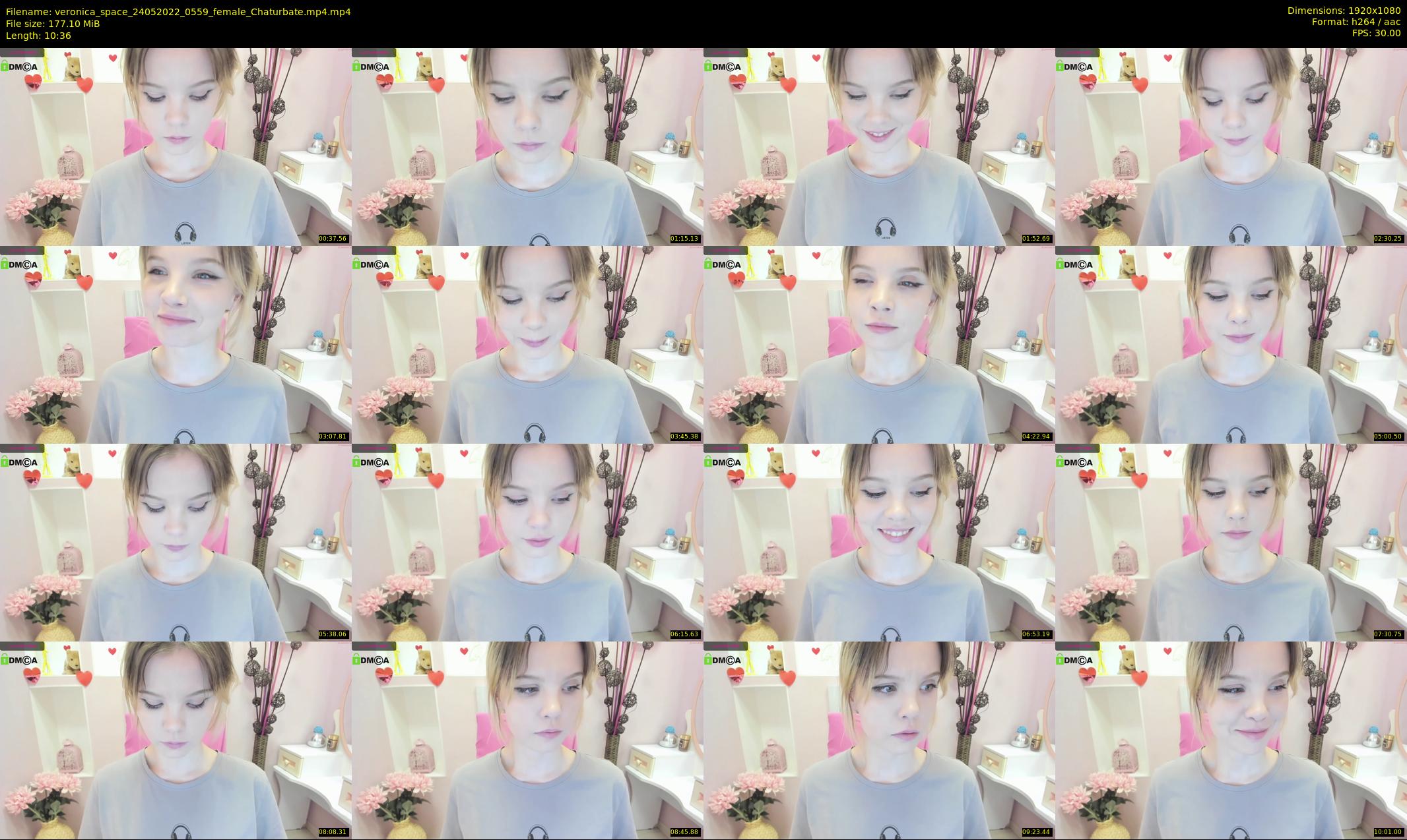 veronica_space — 11 minute Chaturbate female cam show recording, 1080p, May 24, 2022