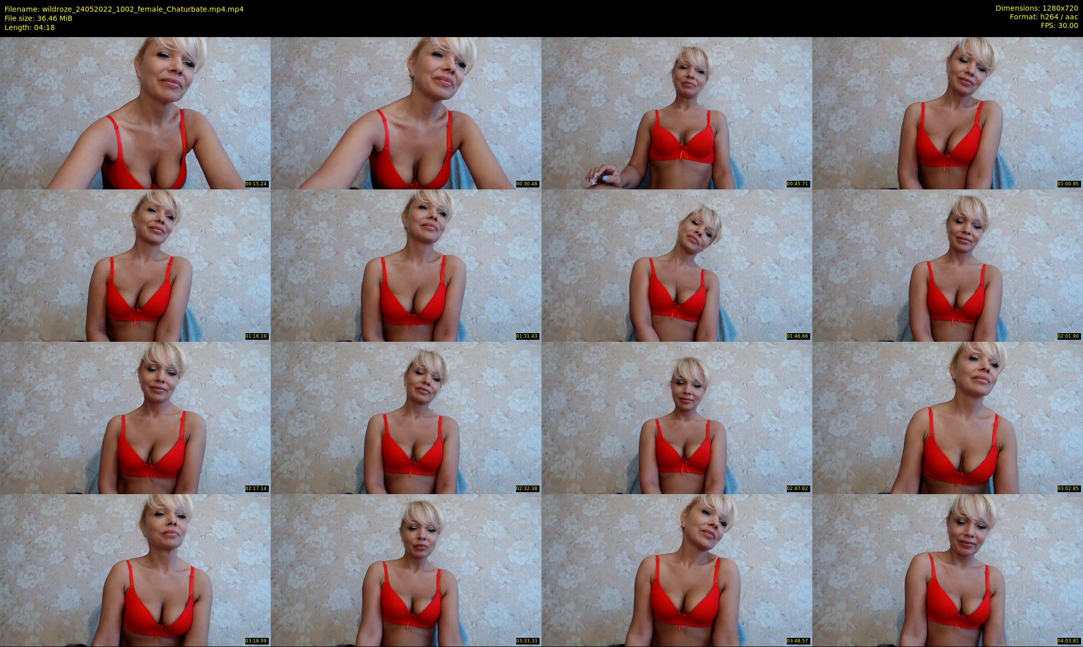 wildroze — 5 minute Chaturbate female cam show recording, 720p, May 24, 2022