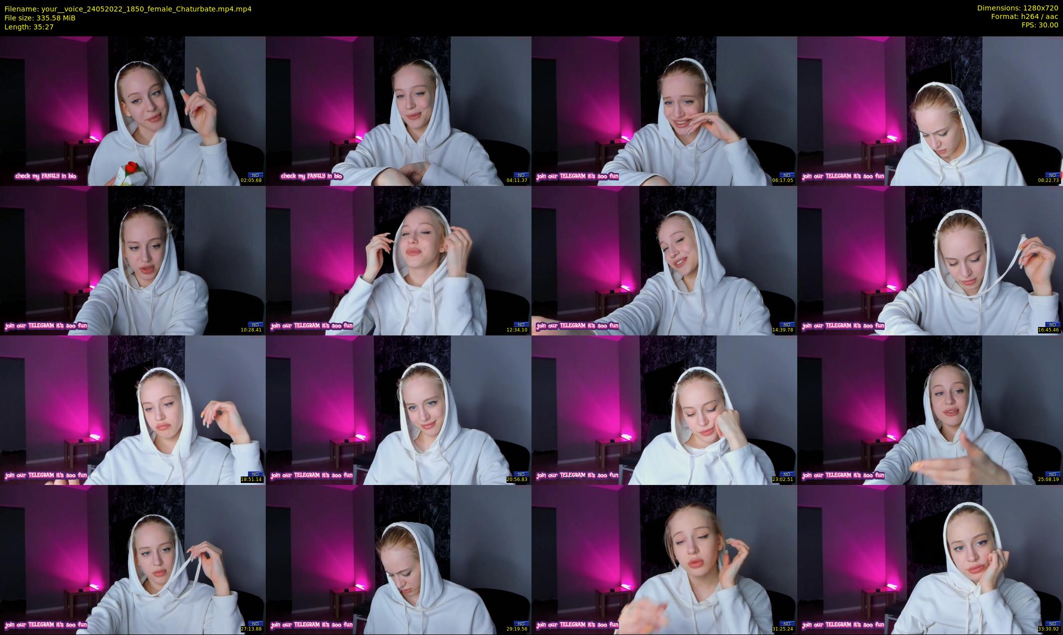 your__voice — 36 minute Chaturbate female cam show recording, 720p, May 24, 2022