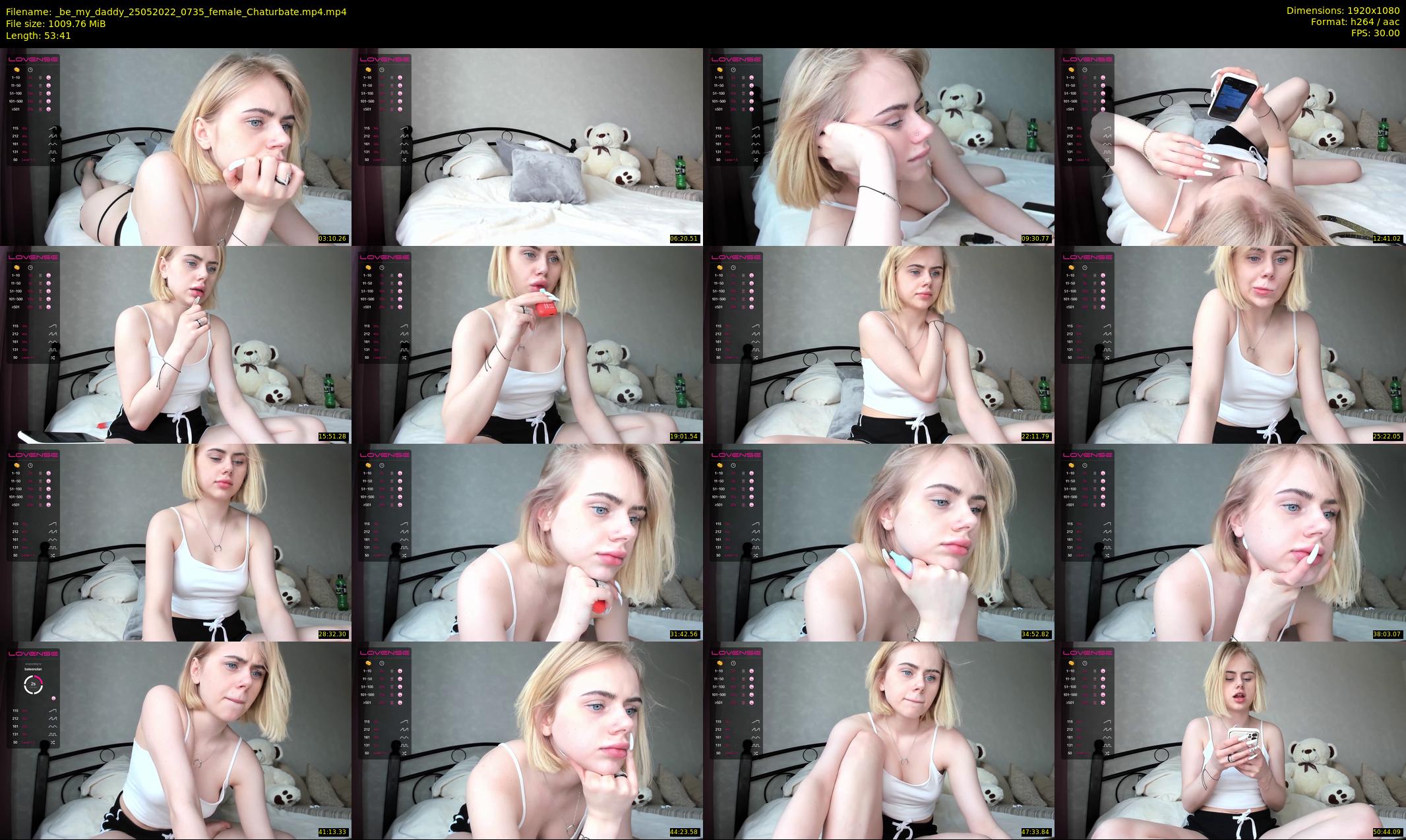 _be_my_daddy — 54 minute Chaturbate female cam show recording, 1080p, May 25, 2022
