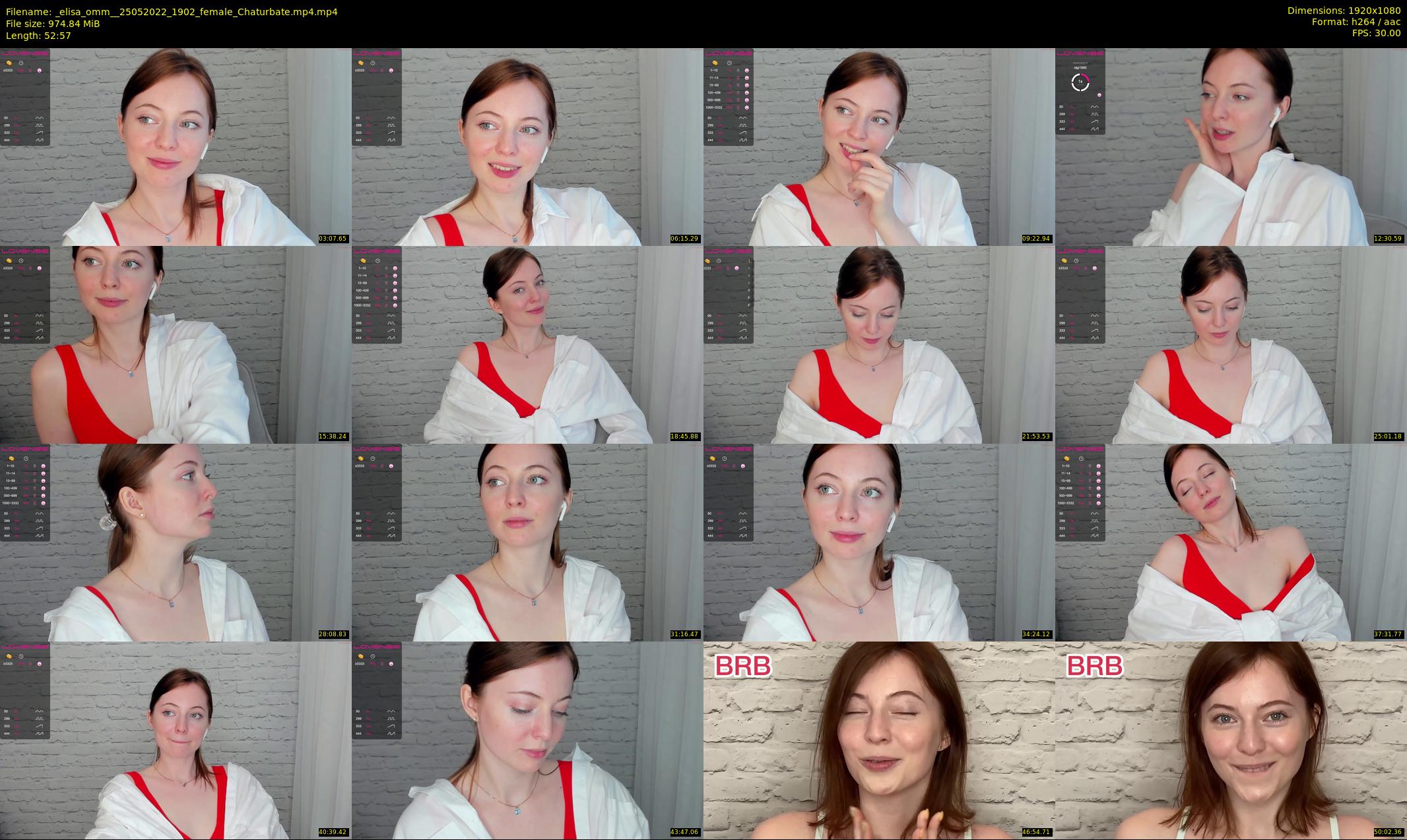 _elisa_omm_ — 53 minute Chaturbate female cam show recording, 1080p, May 25, 2022