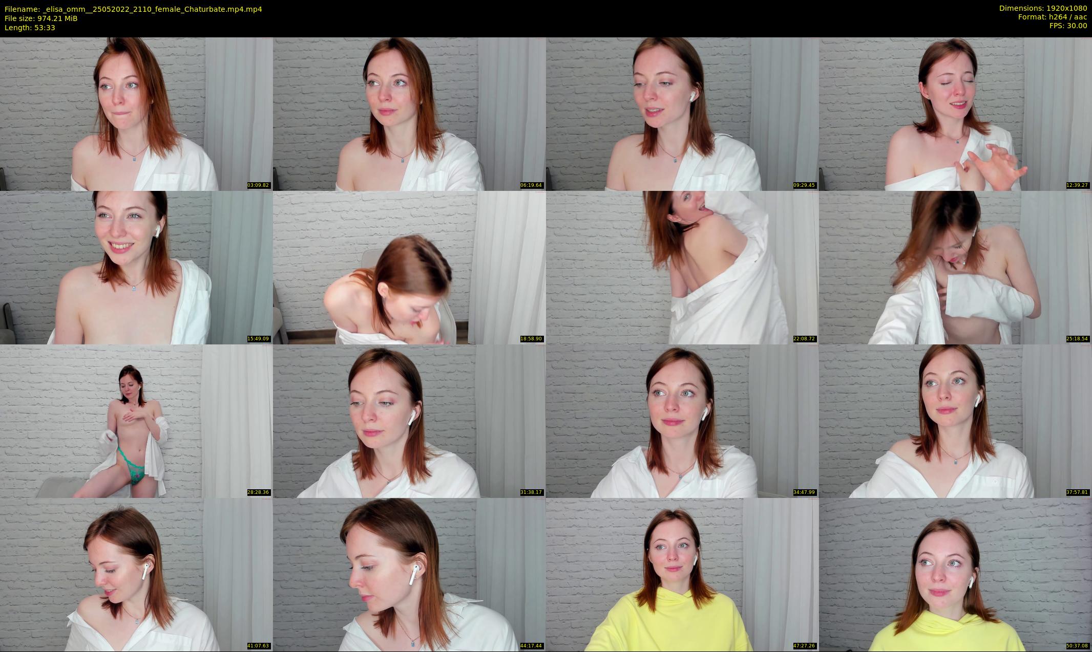 _elisa_omm_ — 54 minute Chaturbate female cam show recording, 1080p, May 25, 2022