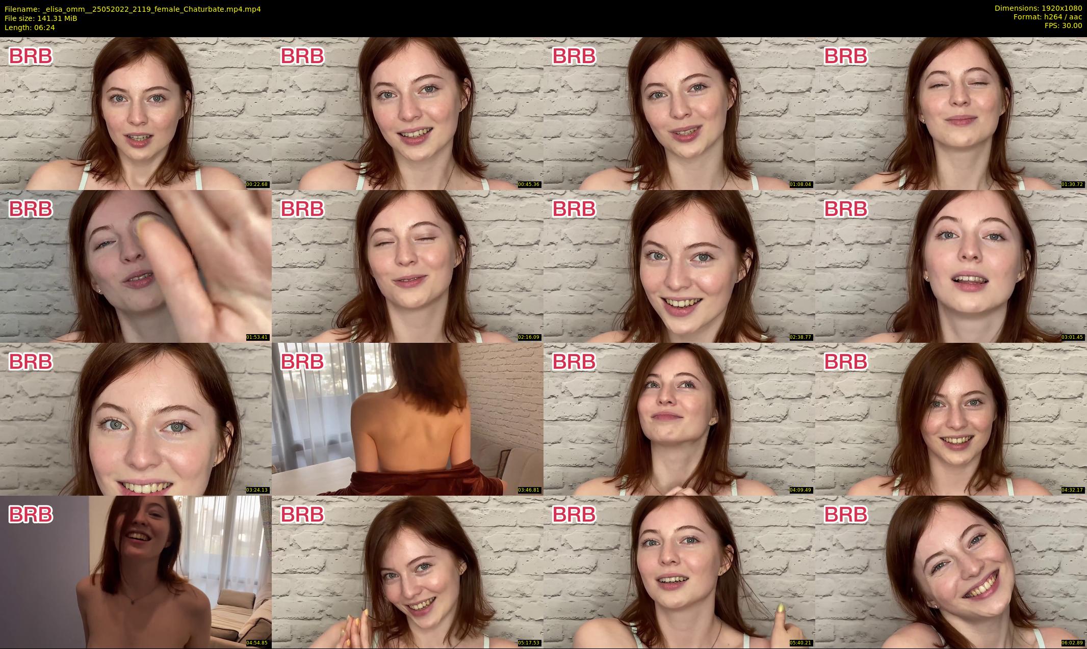 _elisa_omm_ — 7 minute Chaturbate female cam show recording, 1080p, May 25, 2022
