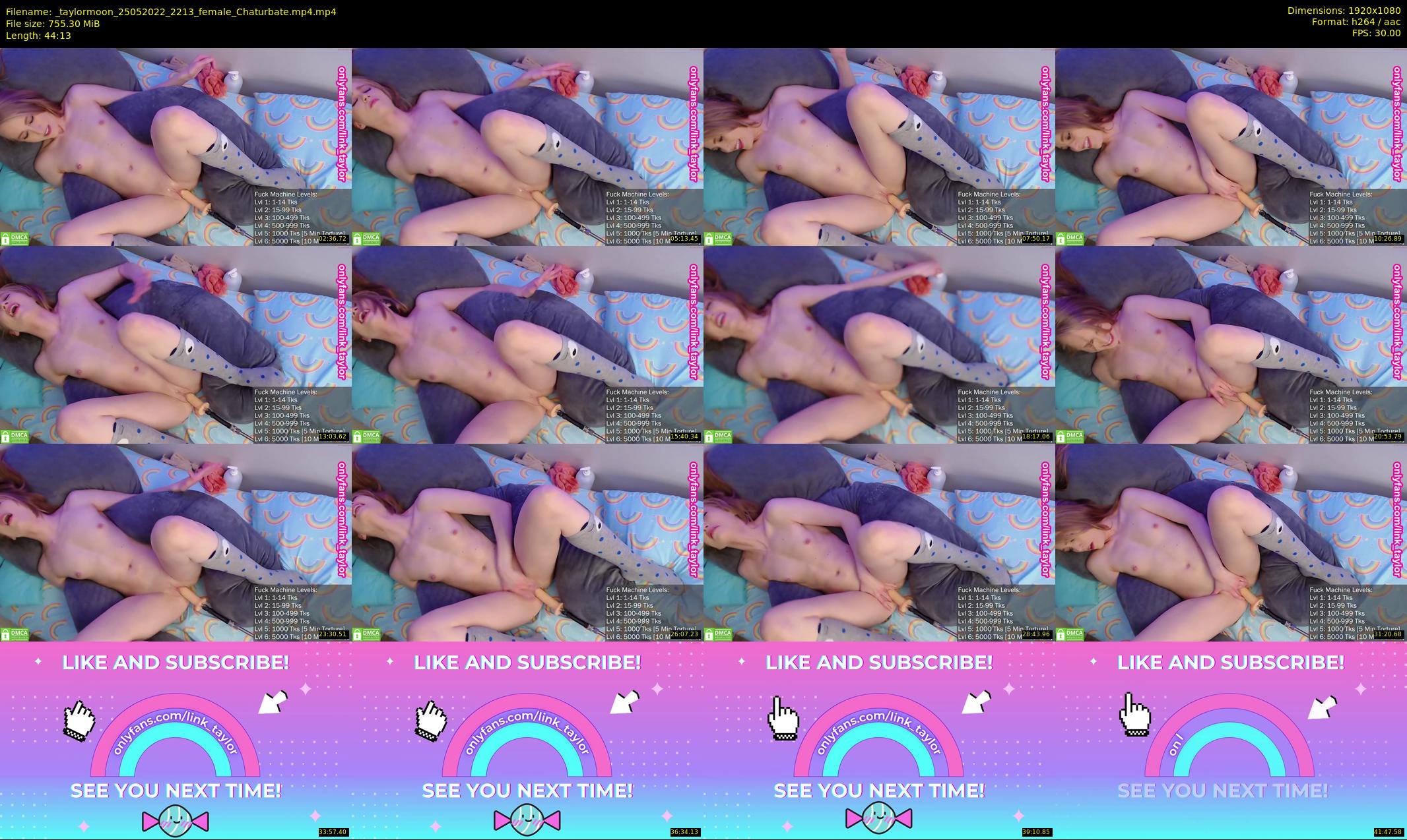 _taylormoon — 45 minute Chaturbate female cam show recording, 1080p, May 25, 2022