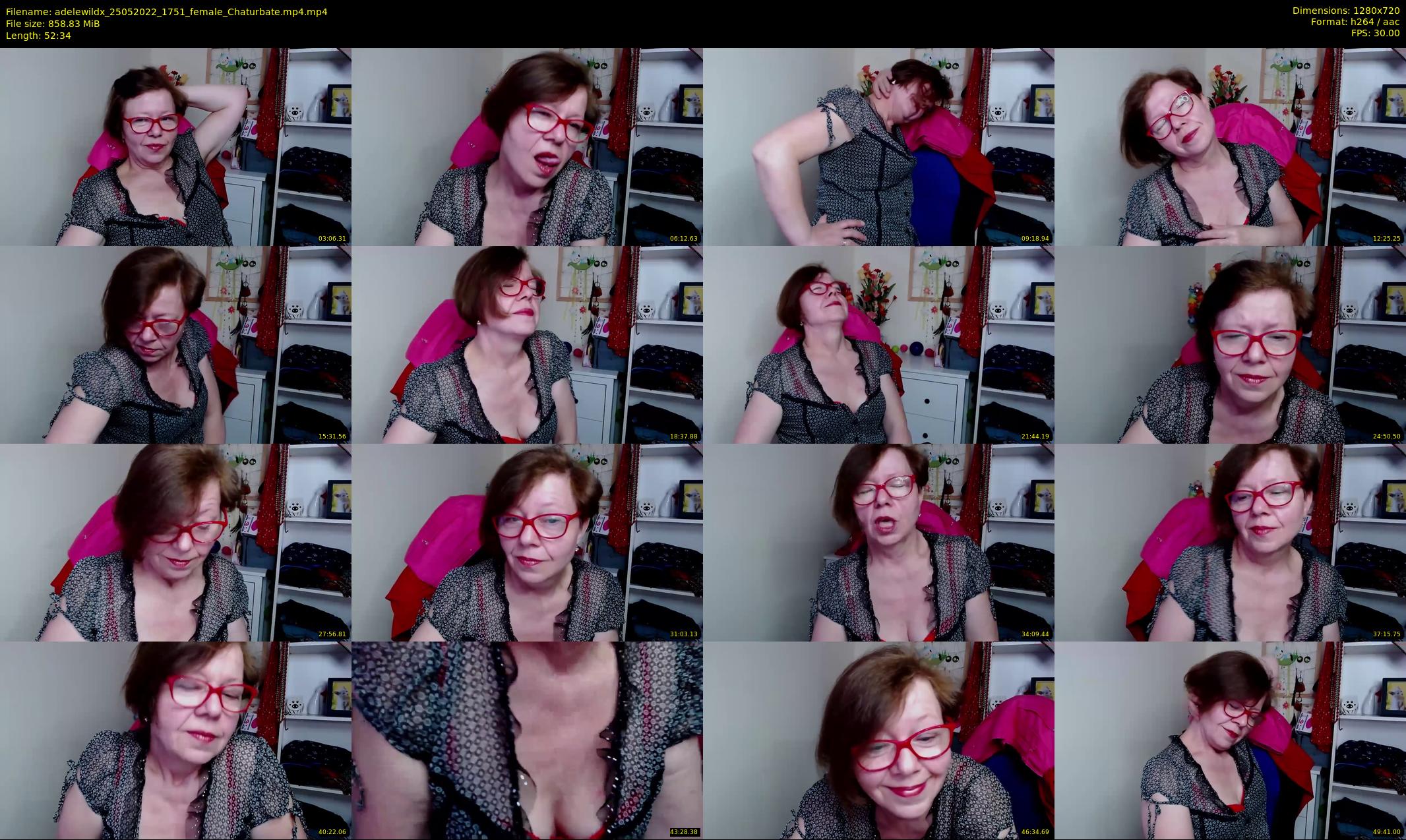 adelewildx — 53 minute Chaturbate female cam show recording, 720p, May 25, 2022