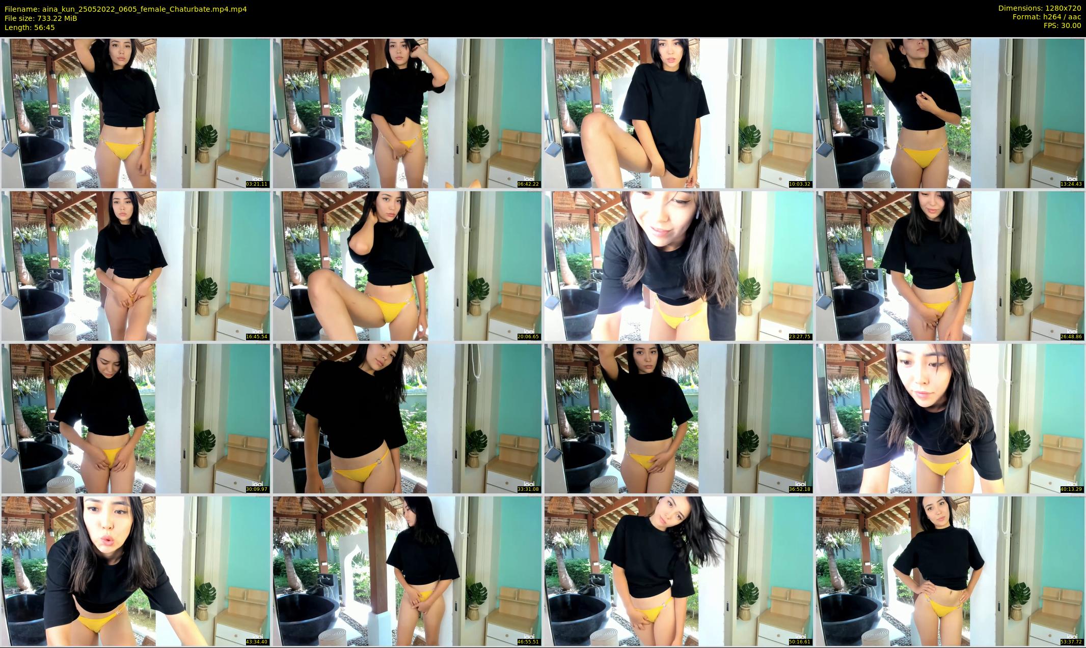 aina_kun — 57 minute Chaturbate female cam show recording, 720p, May 25, 2022