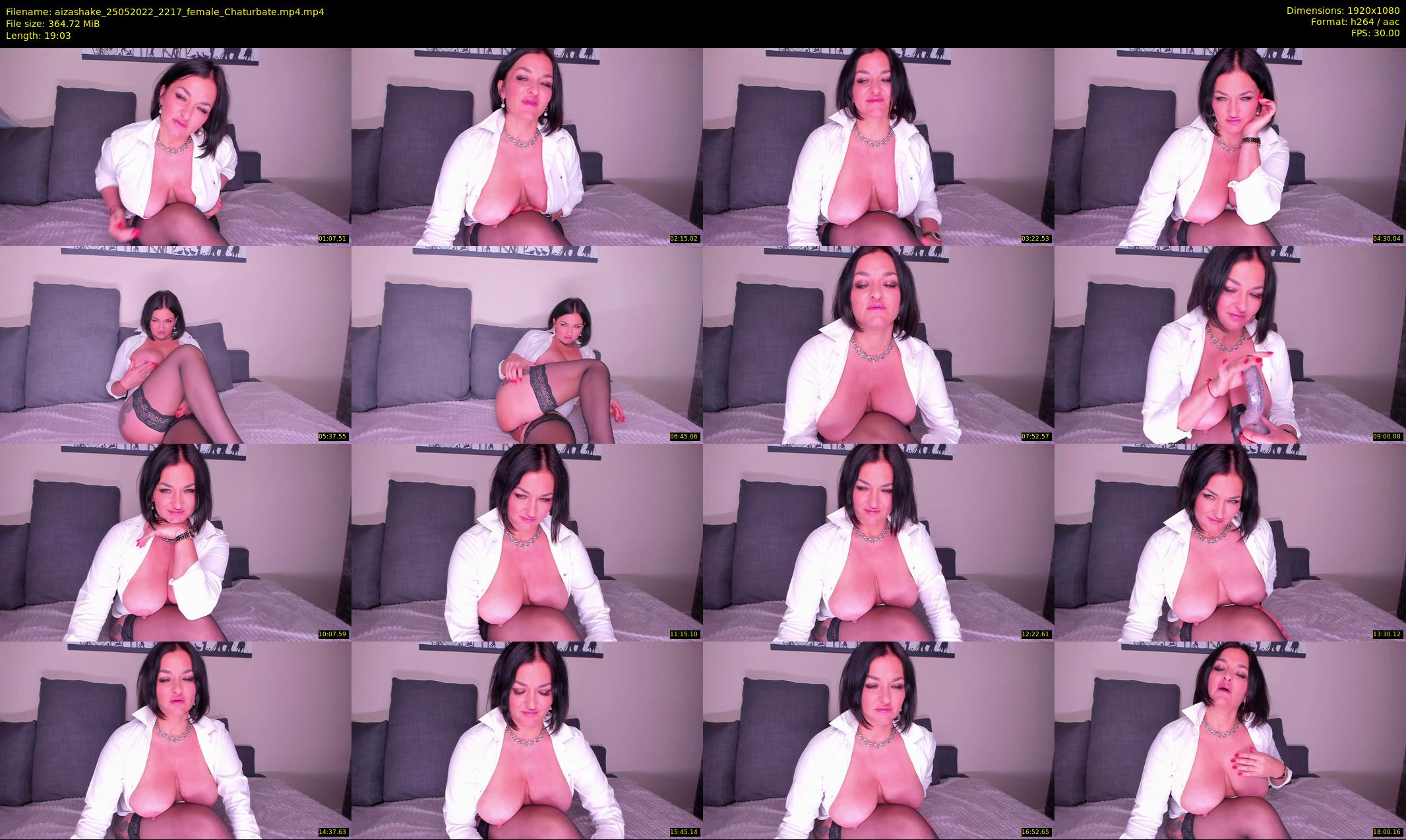 aizashake — 20 minute Chaturbate female cam show recording, 1080p, May 25, 2022