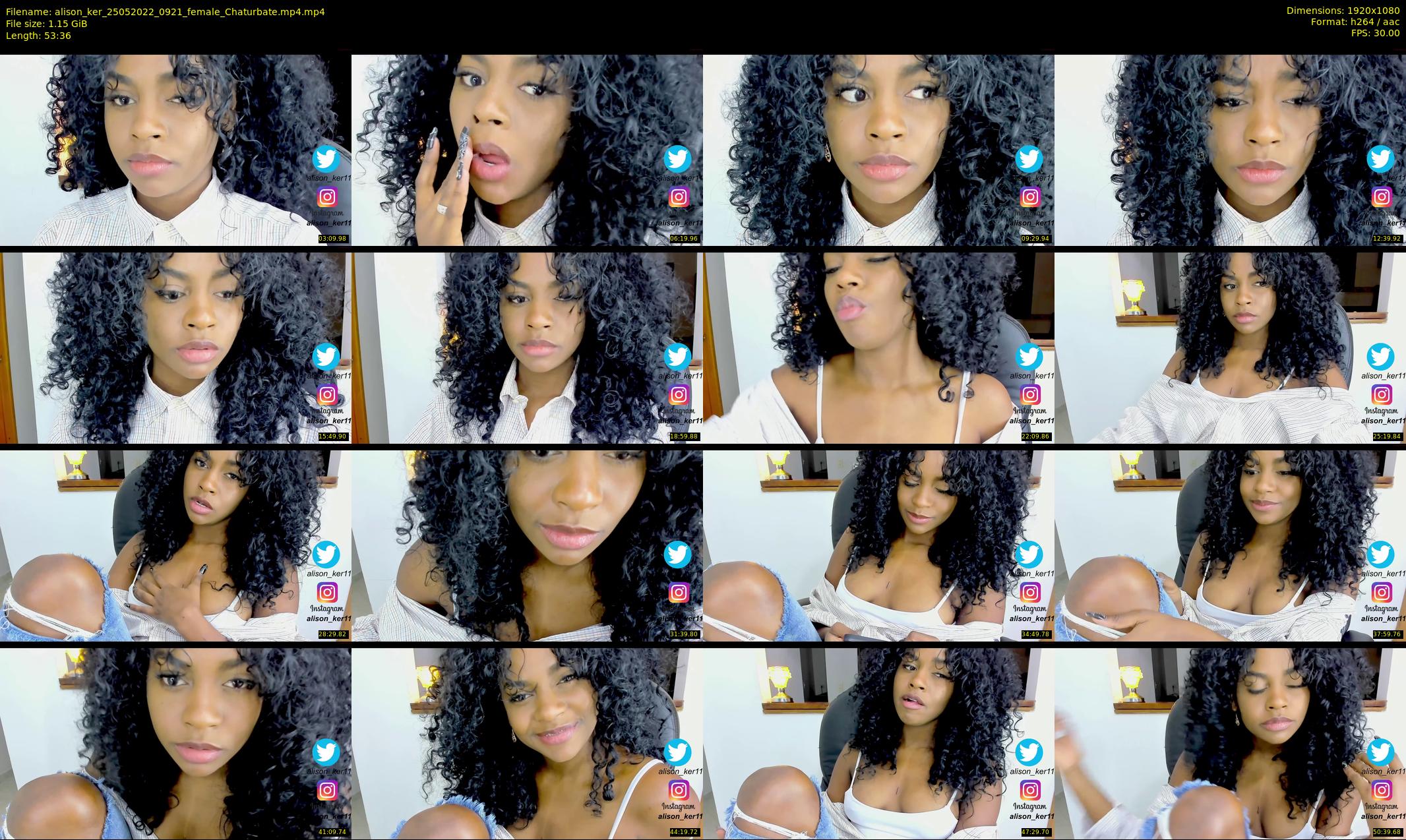 alison_ker — 54 minute Chaturbate female cam show recording, 1080p, May 25, 2022