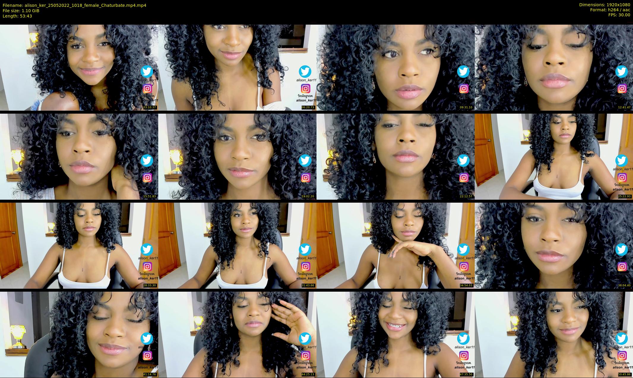 alison_ker — 54 minute Chaturbate female cam show recording, 1080p, May 25, 2022